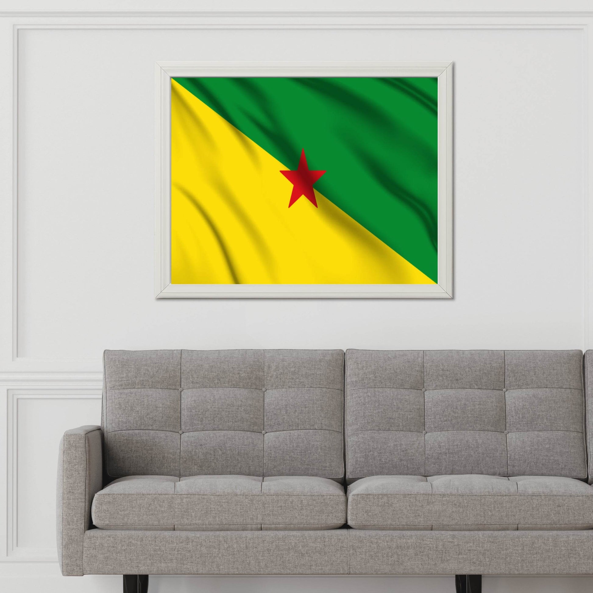 Guyana National Flag Wall Art - beink online art store