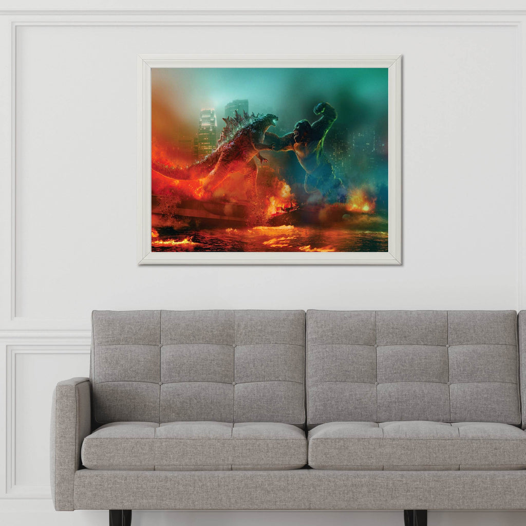 Clash of Titans Godzilla vs King Kong Wall Art - beink online art store