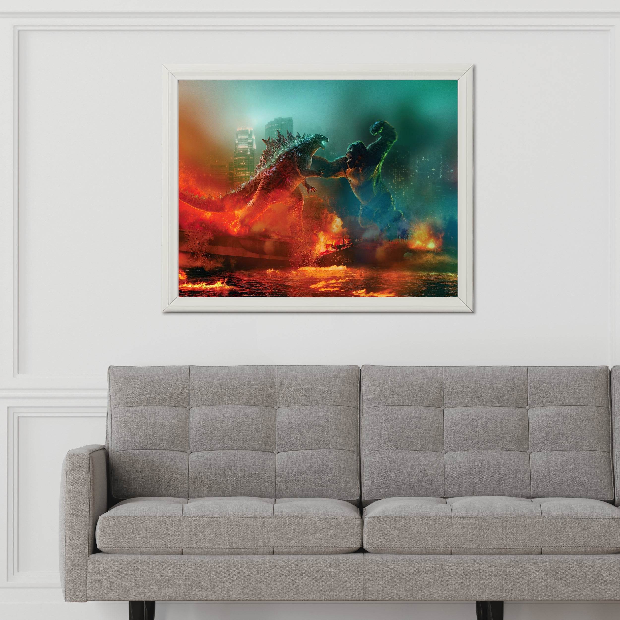 Clash of Titans Godzilla vs King Kong Wall Art - beink online art store