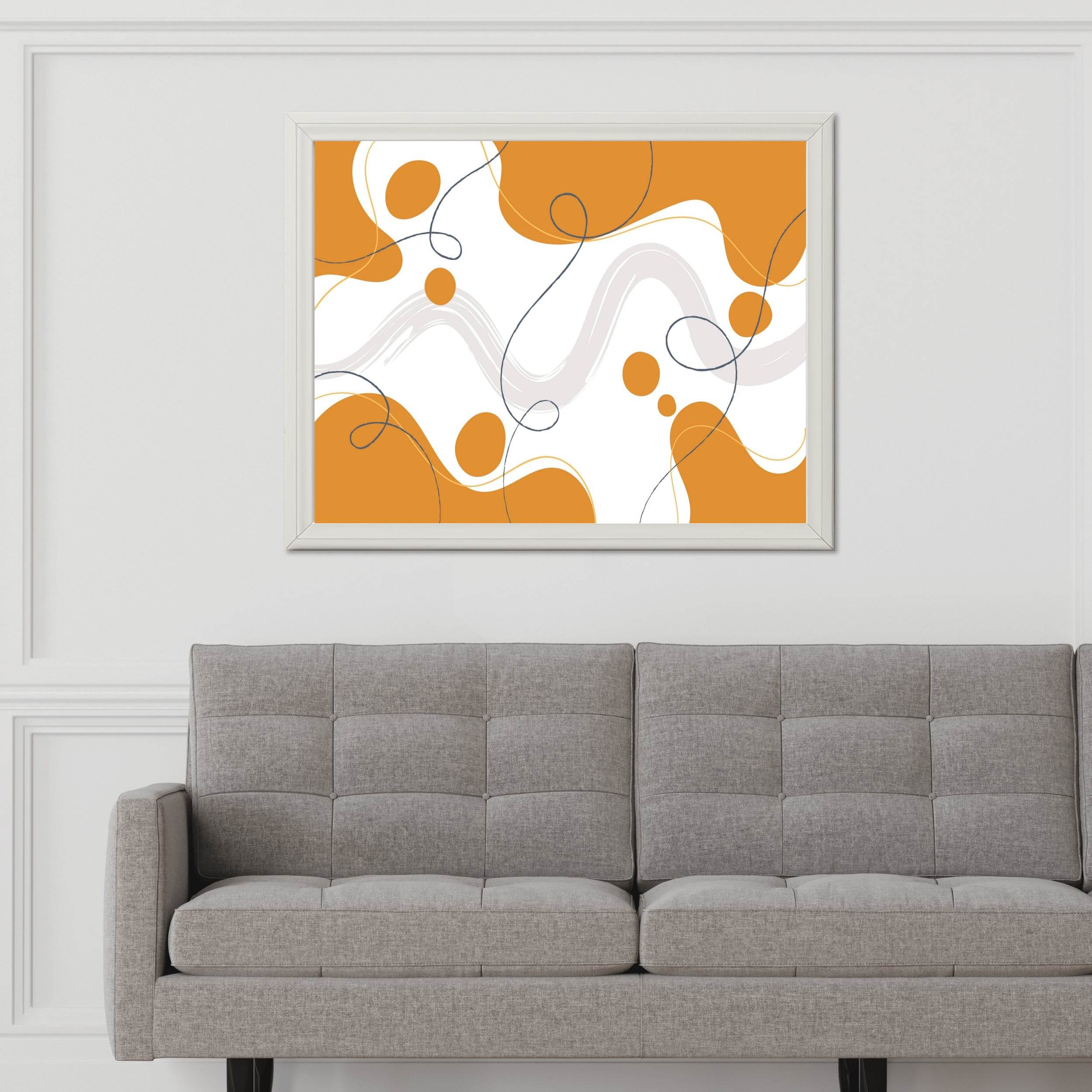 Colorful Minimal Lines Wall Art - beink online art store