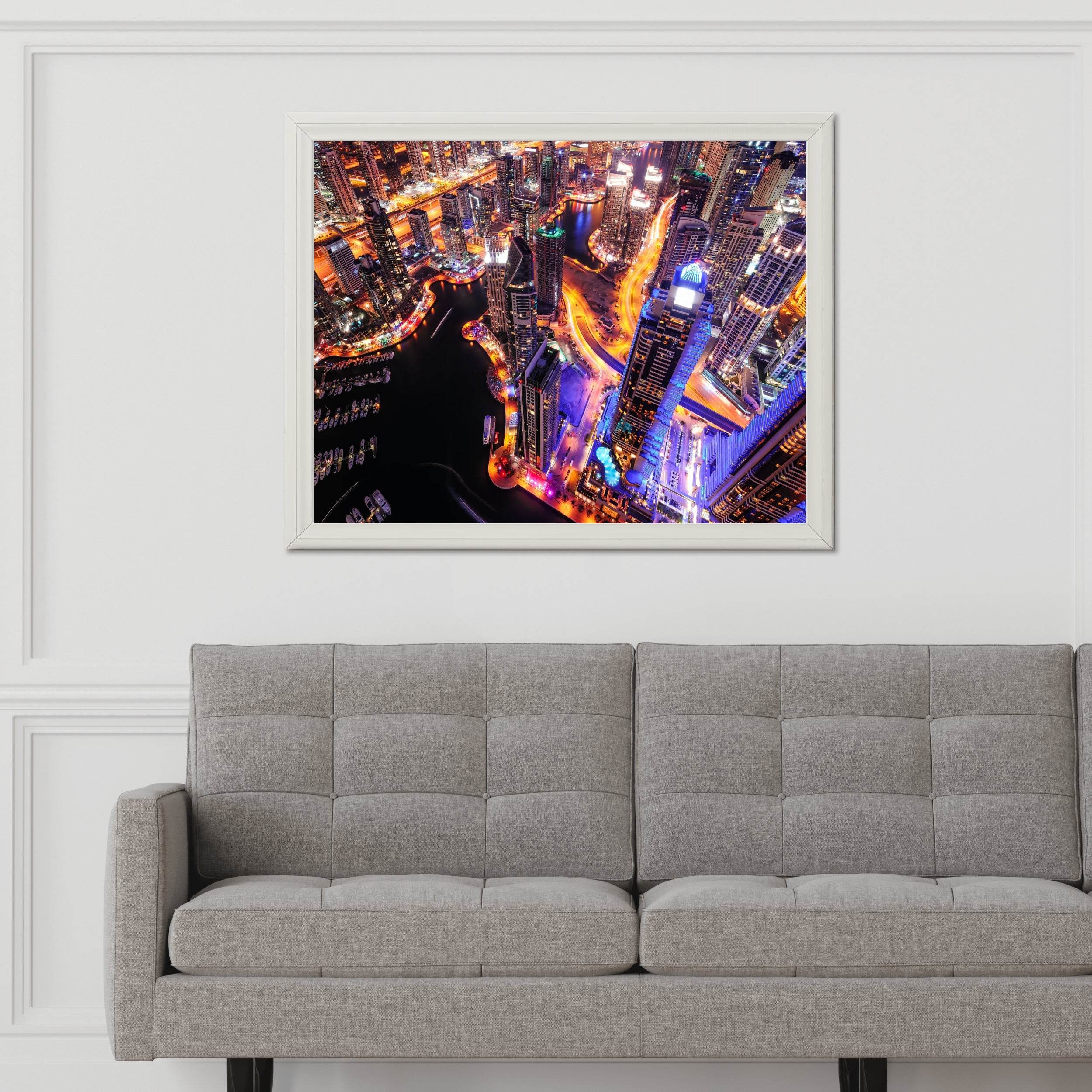 Skyward Towers at Night Wall Art - beink online art store