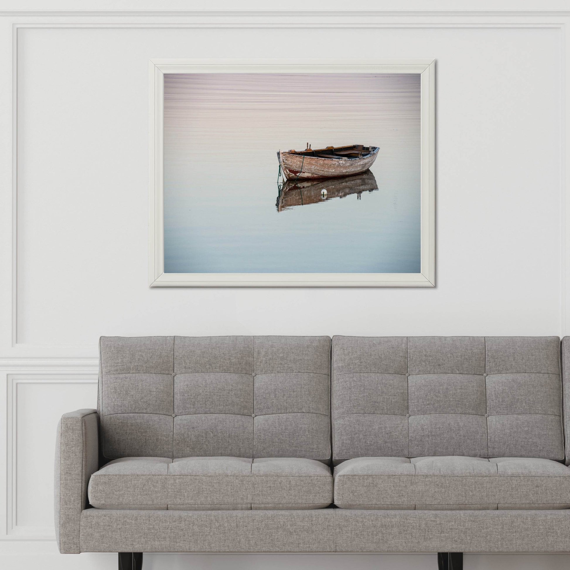 Broken Boat in The Water Wall Art - beink online art store