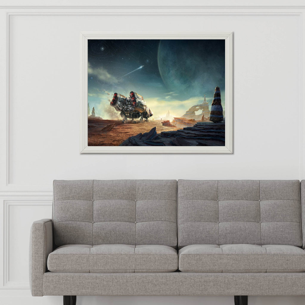 Starfield Custom Ship Gaming Wall Art - beink online art store