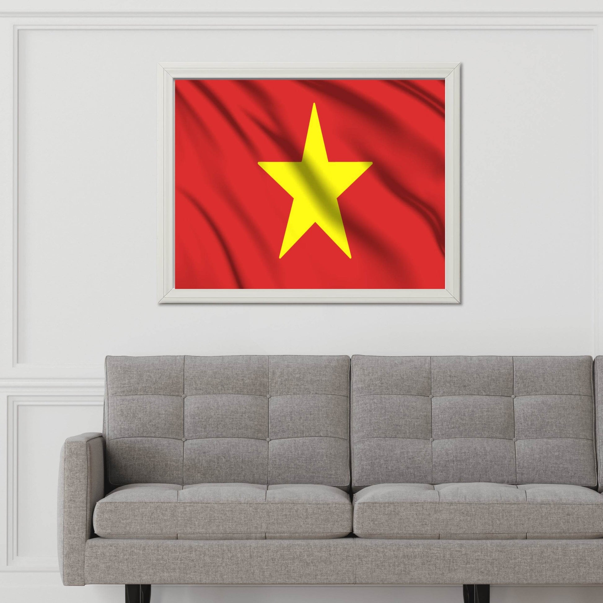 Vietnam National Flag Wall Art - beink online art store