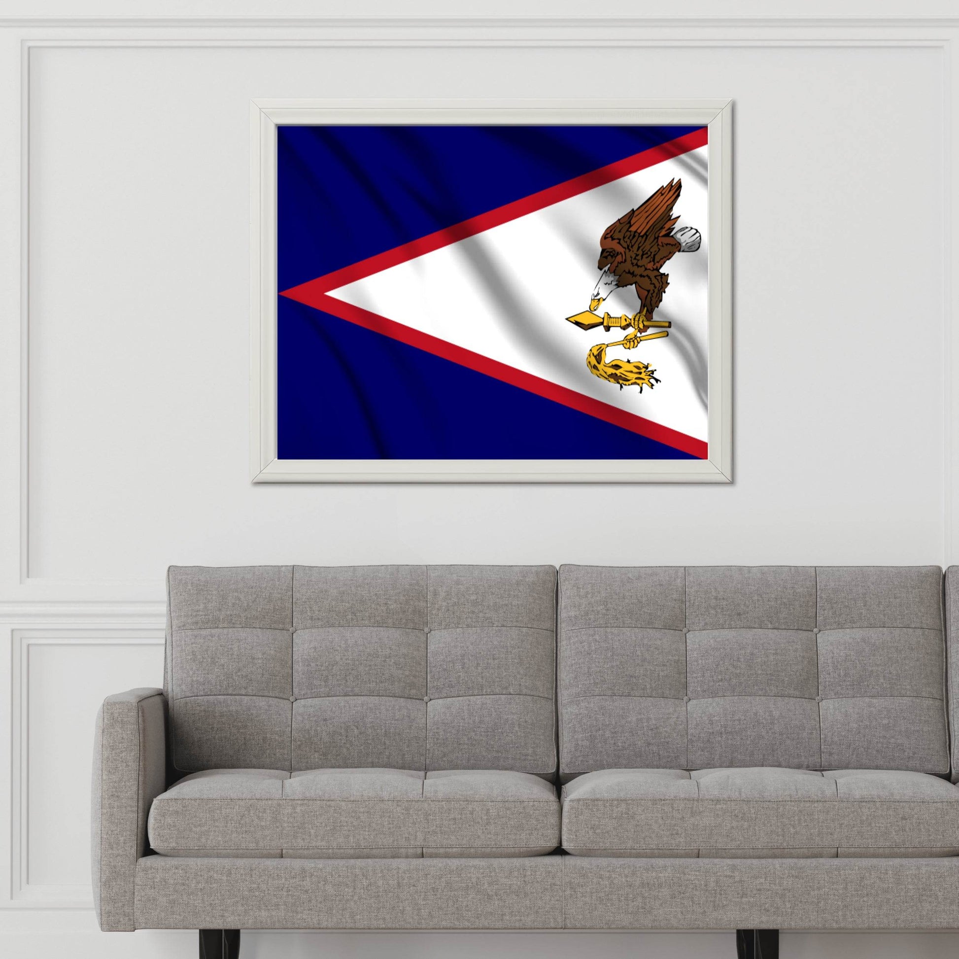 American Samoa National Flag Wall Art - beink online art store