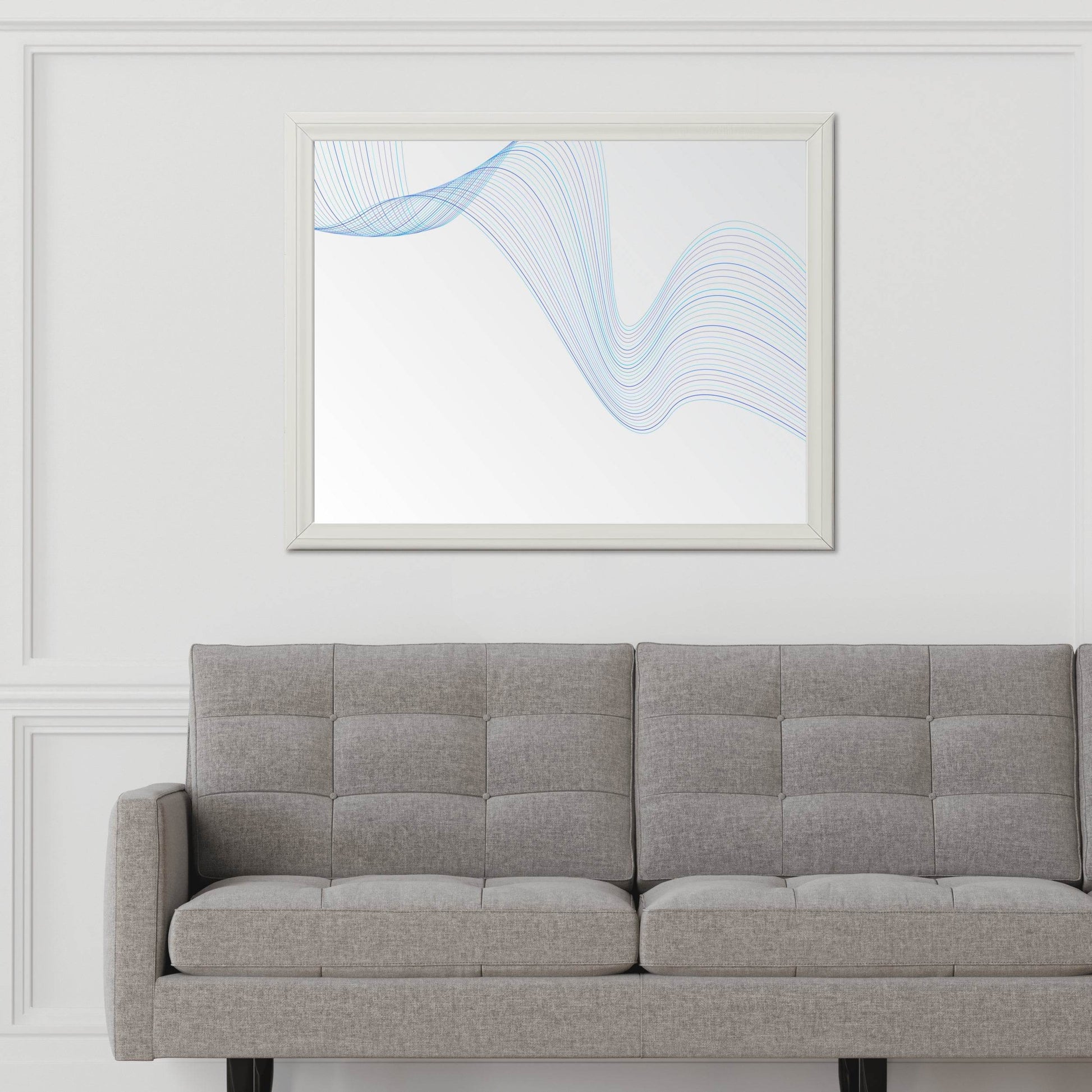 Technology Waves Abstract Wall Art - beink online art store