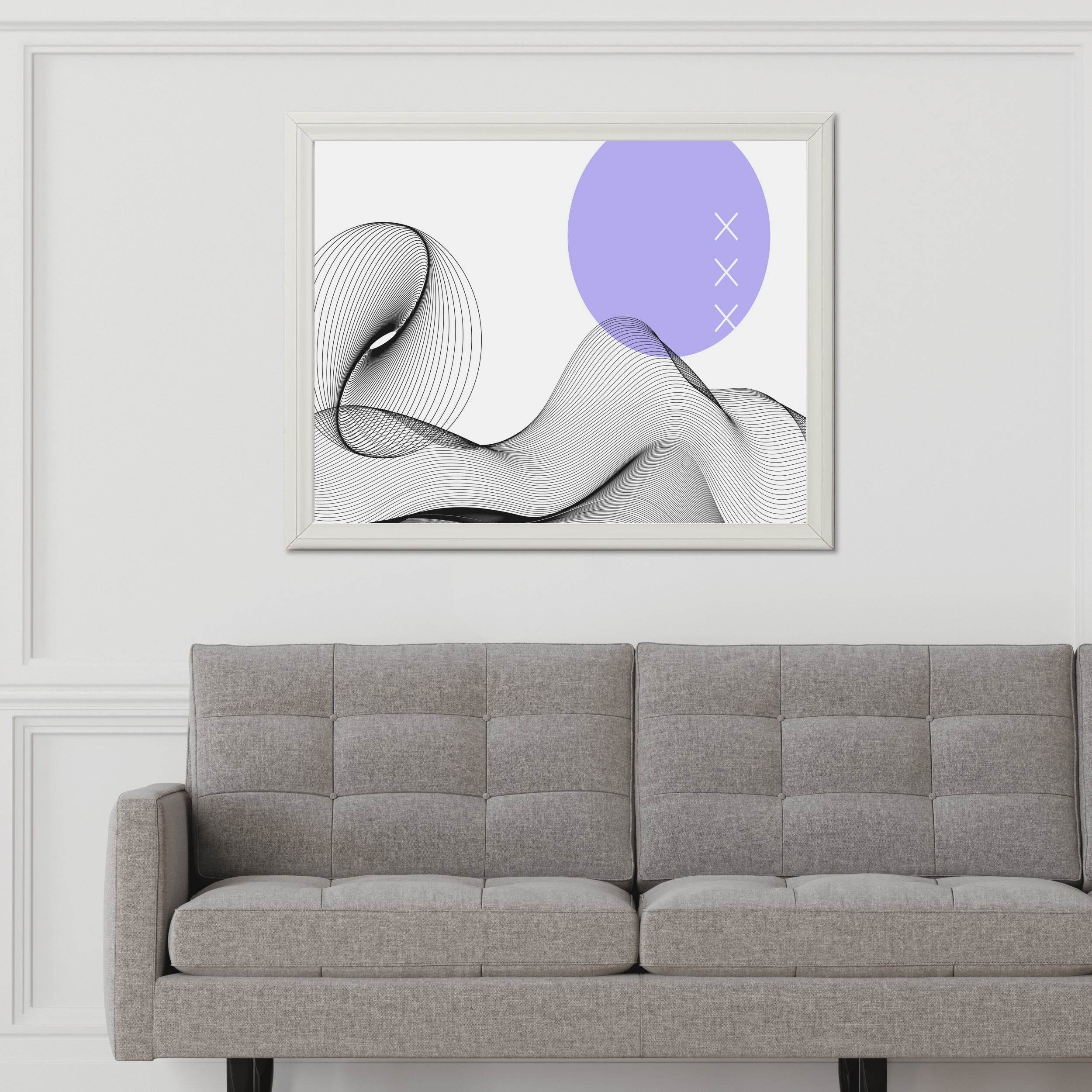3D Wavy Lines Wall Art - beink online art store