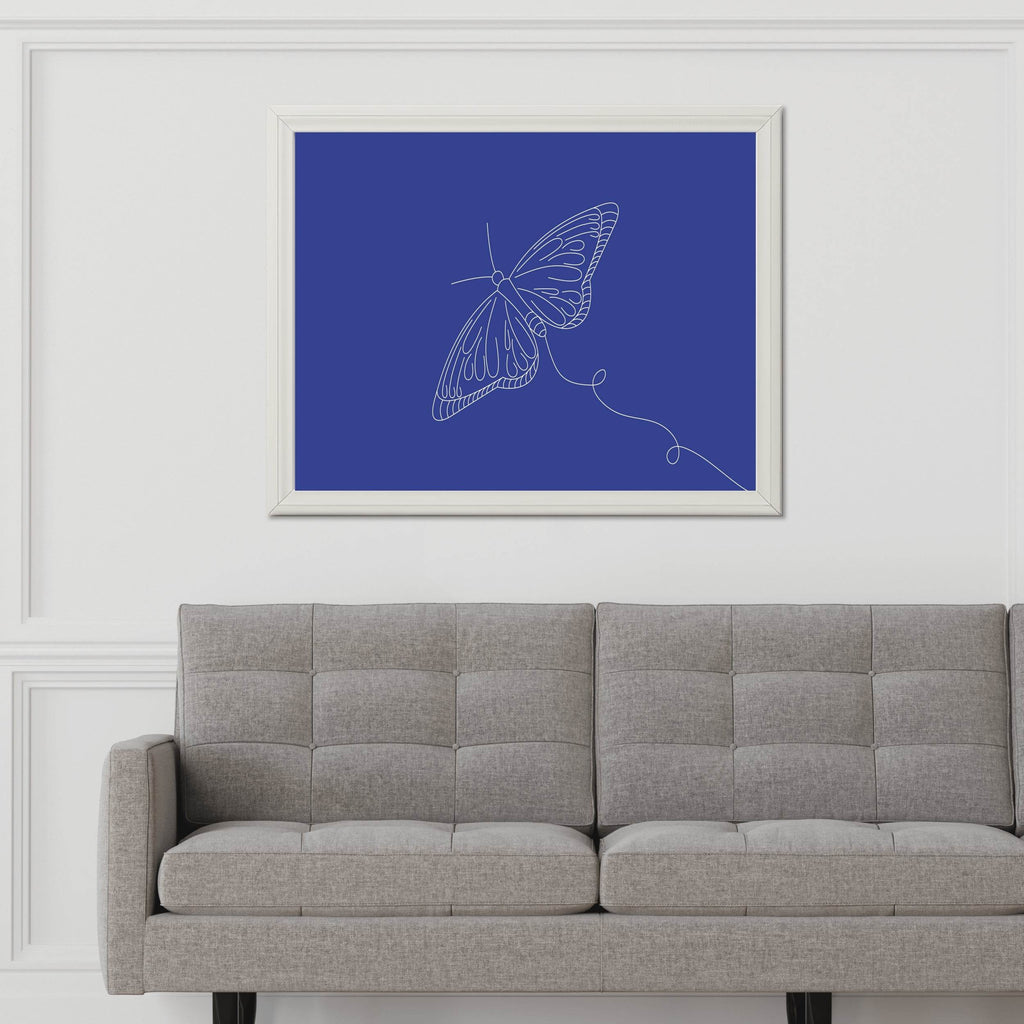 Butterfly Flight Line Art - beink online art store