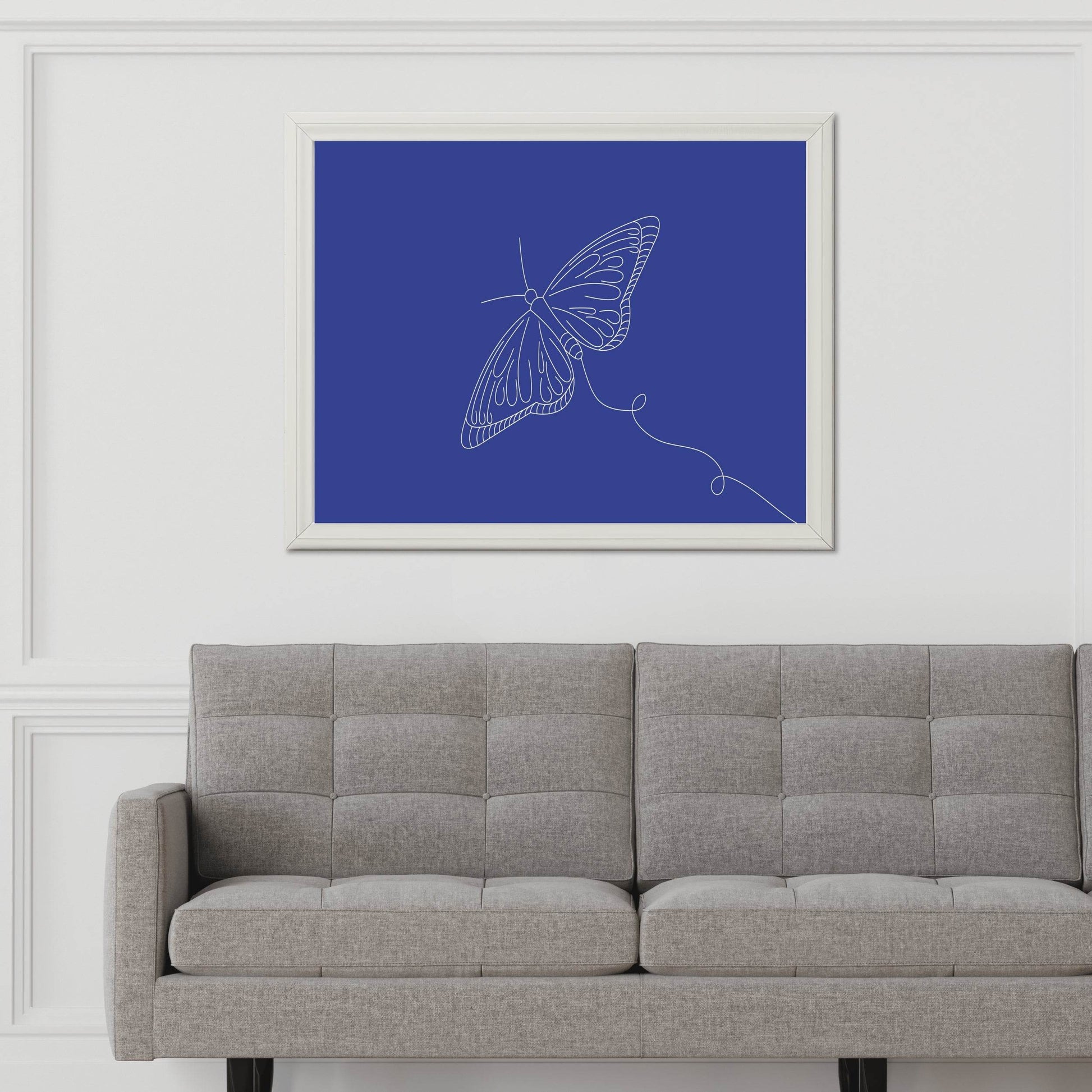 Butterfly Flight Line Art - beink online art store