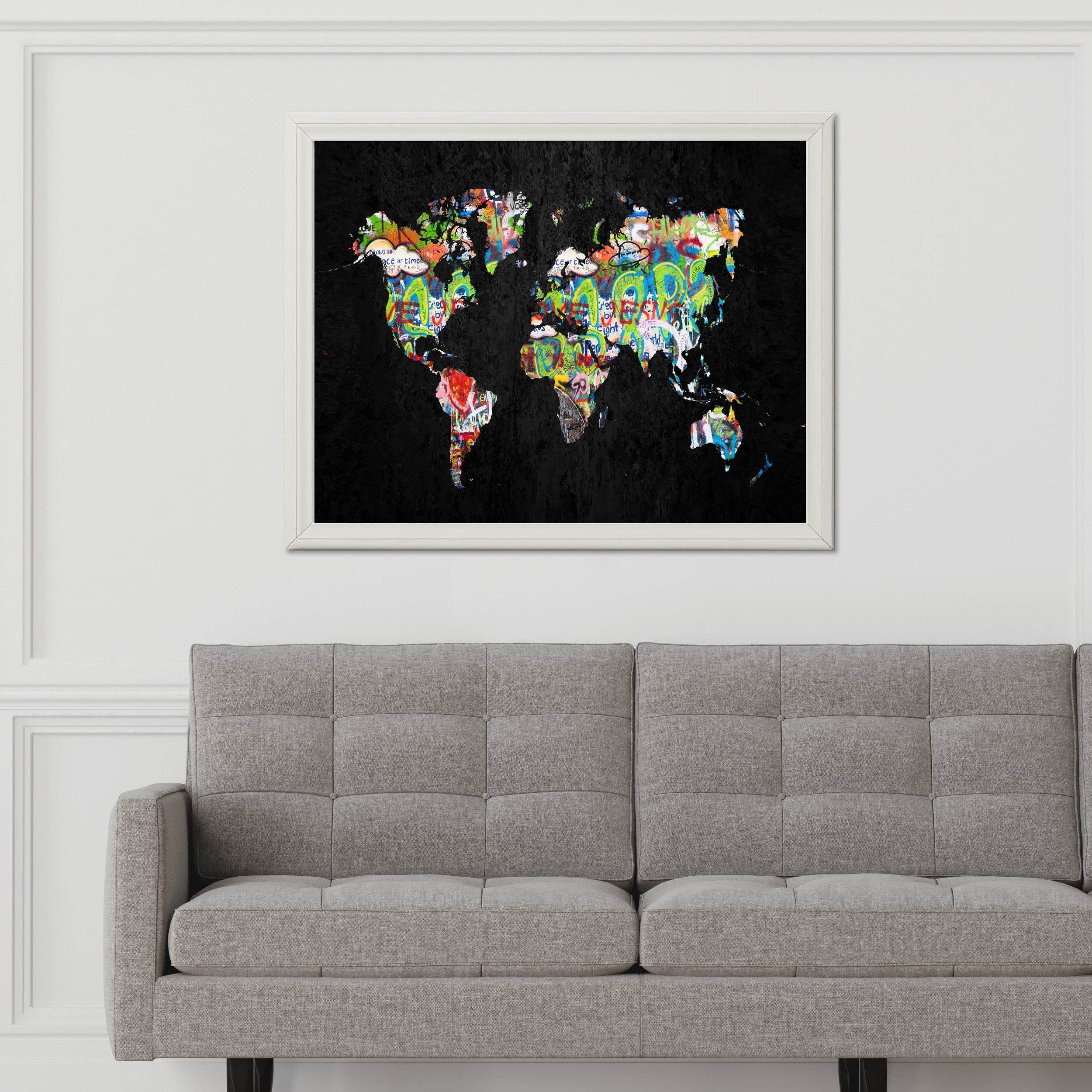 Creative Worldmap Wall Art - beink online art store