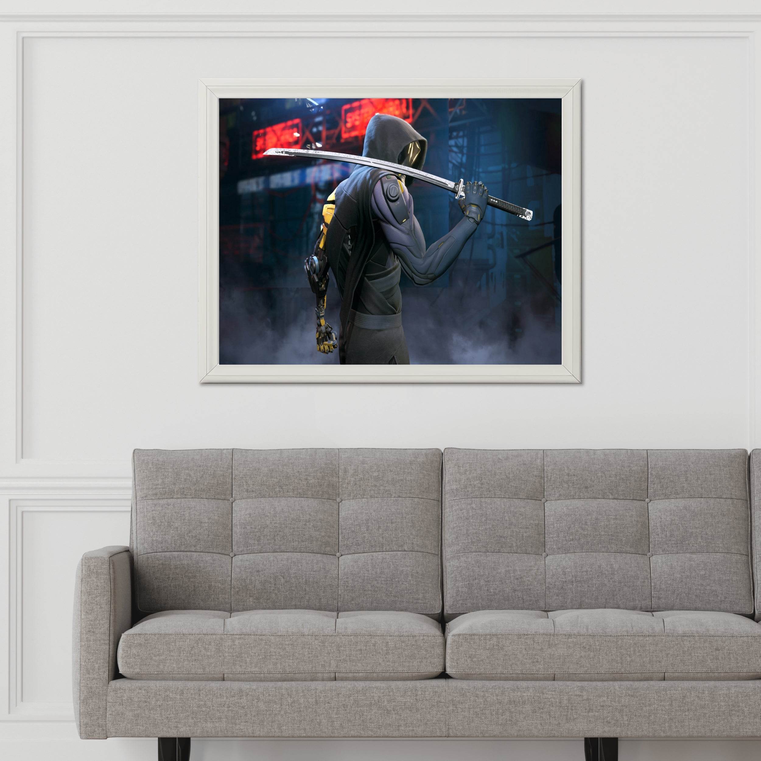 Ghost runner Gaming Wall Art - beink online art store