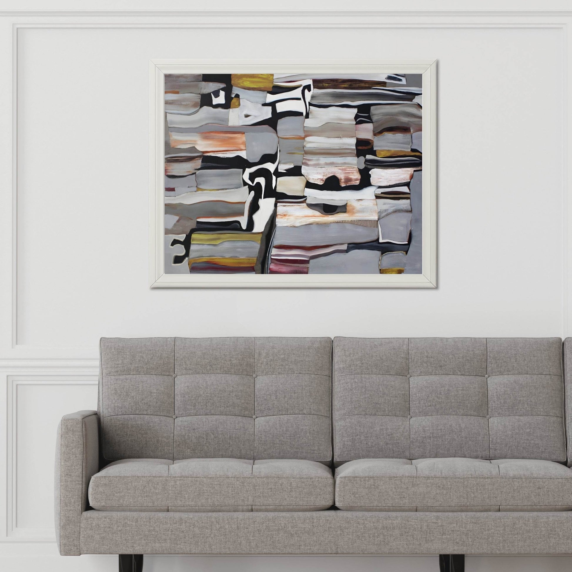 Layered Landscape- Sense of Depth and Texture Wall Art - beink online art store