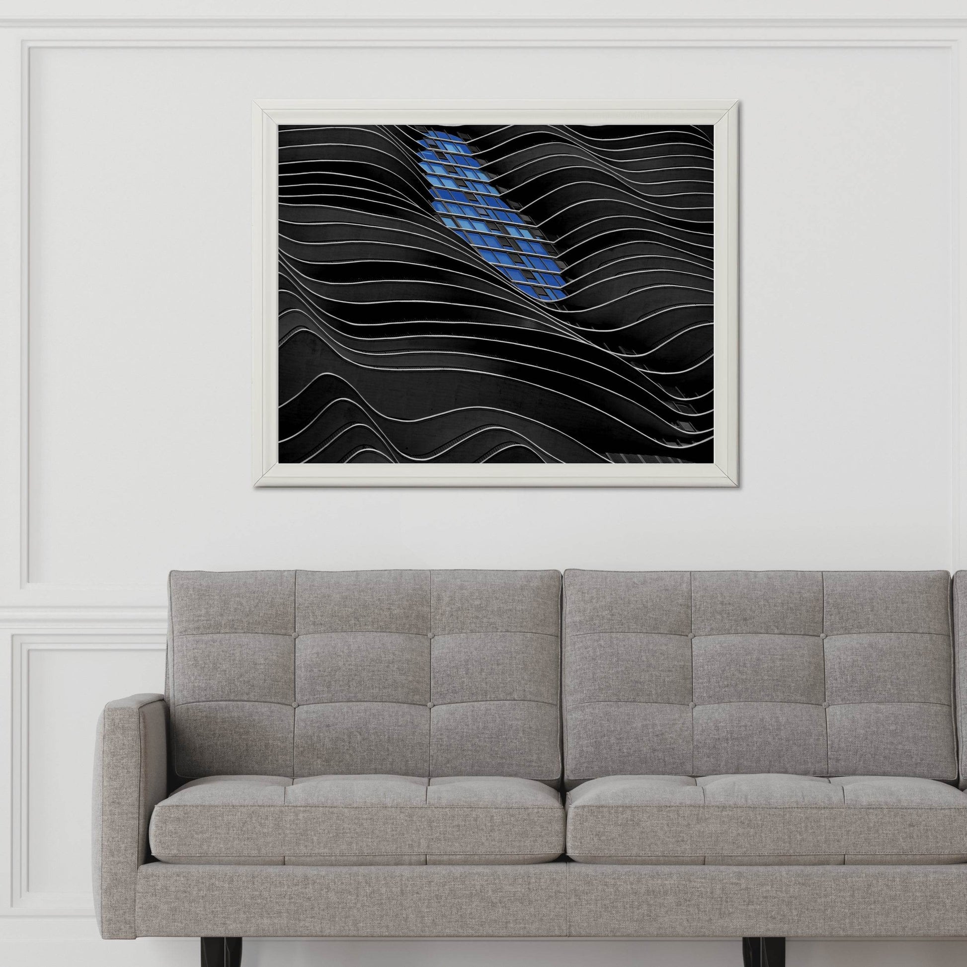 Futuristic 3D Render Abstract Wall Art - beink online art store