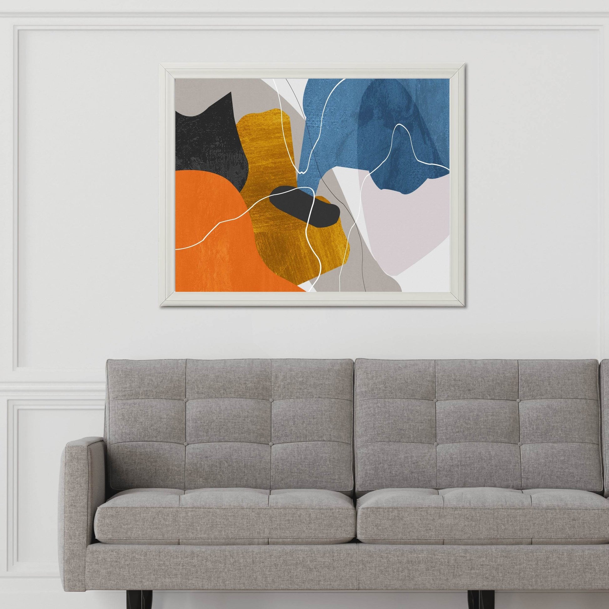 Irregular Shapes Abstract Wall Art - beink online art store