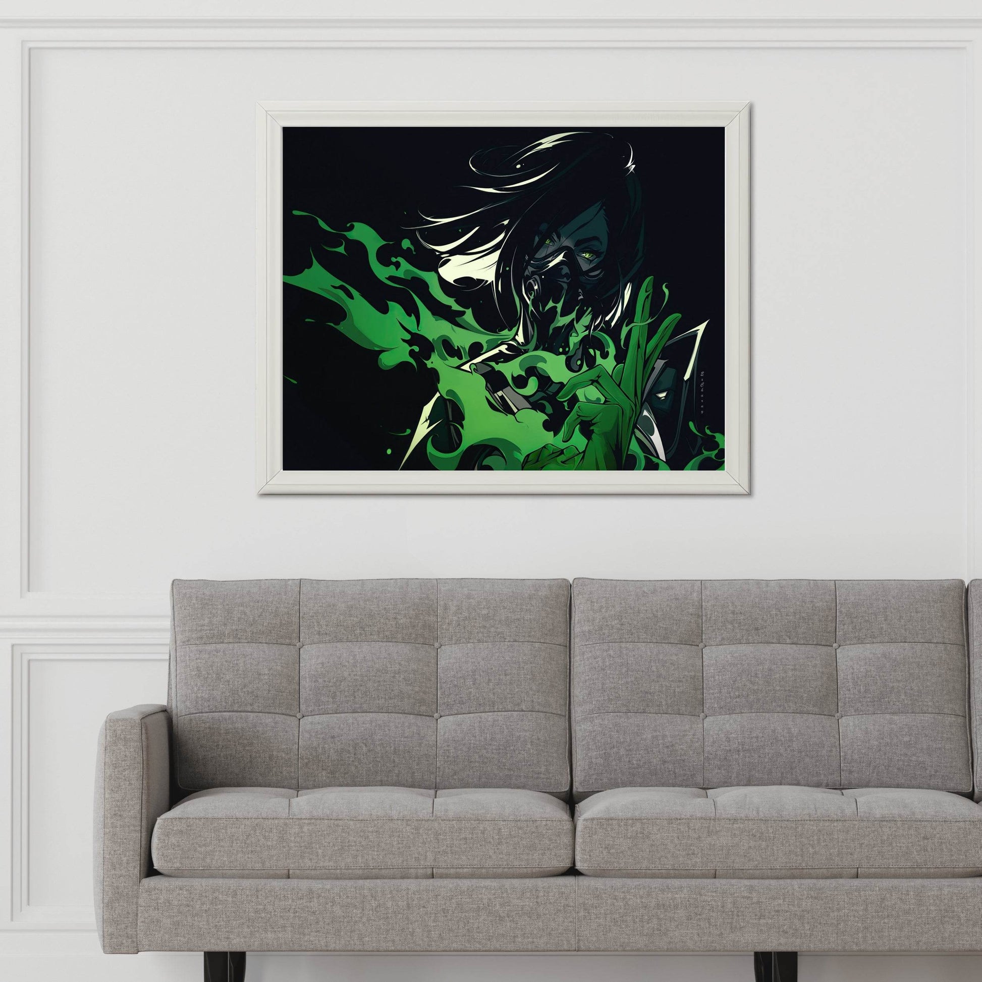 Anime Viper Valorant Gaming Wall Art - beink online art store