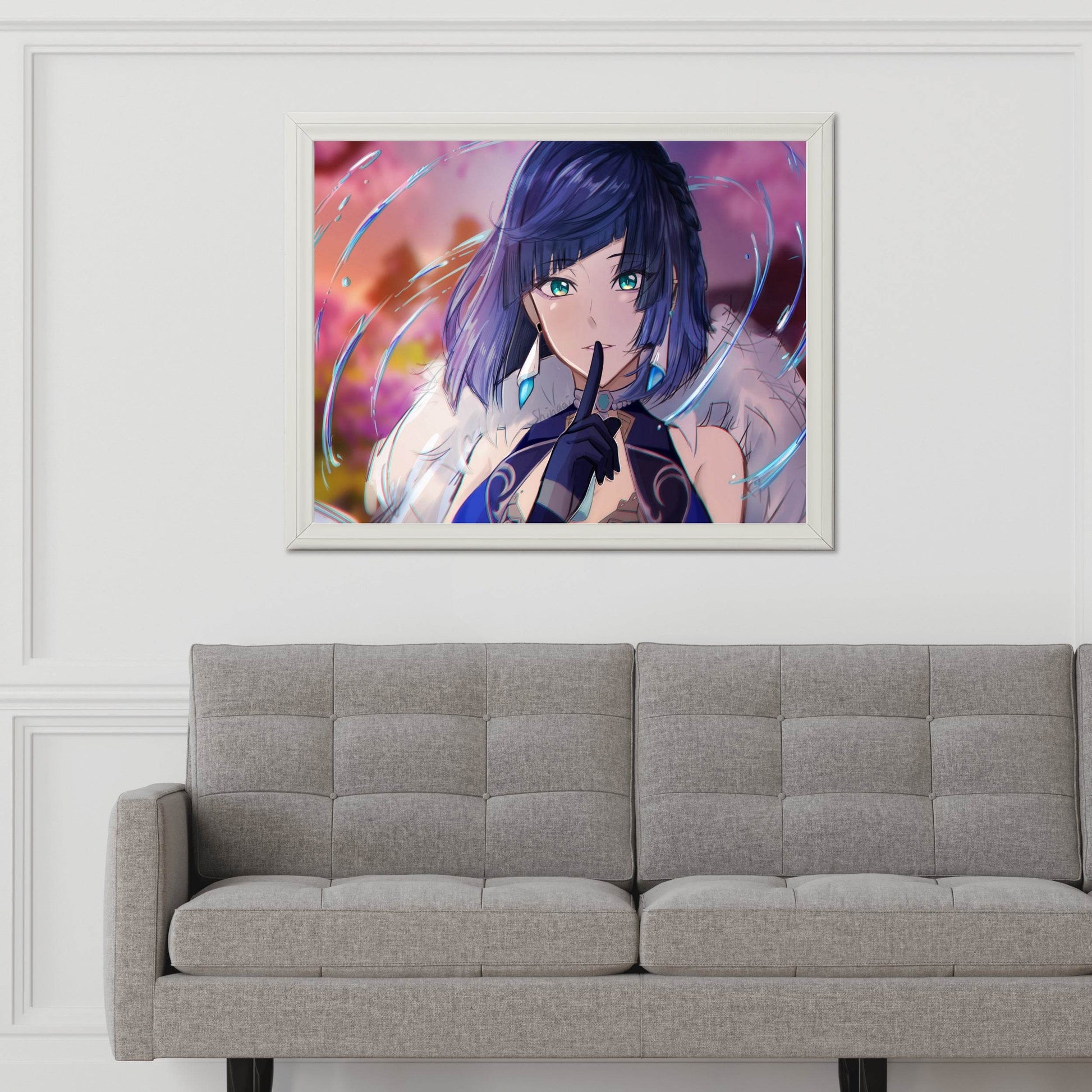 Yelan Genshin Impact Anima Gaming Wall Art - beink online art store