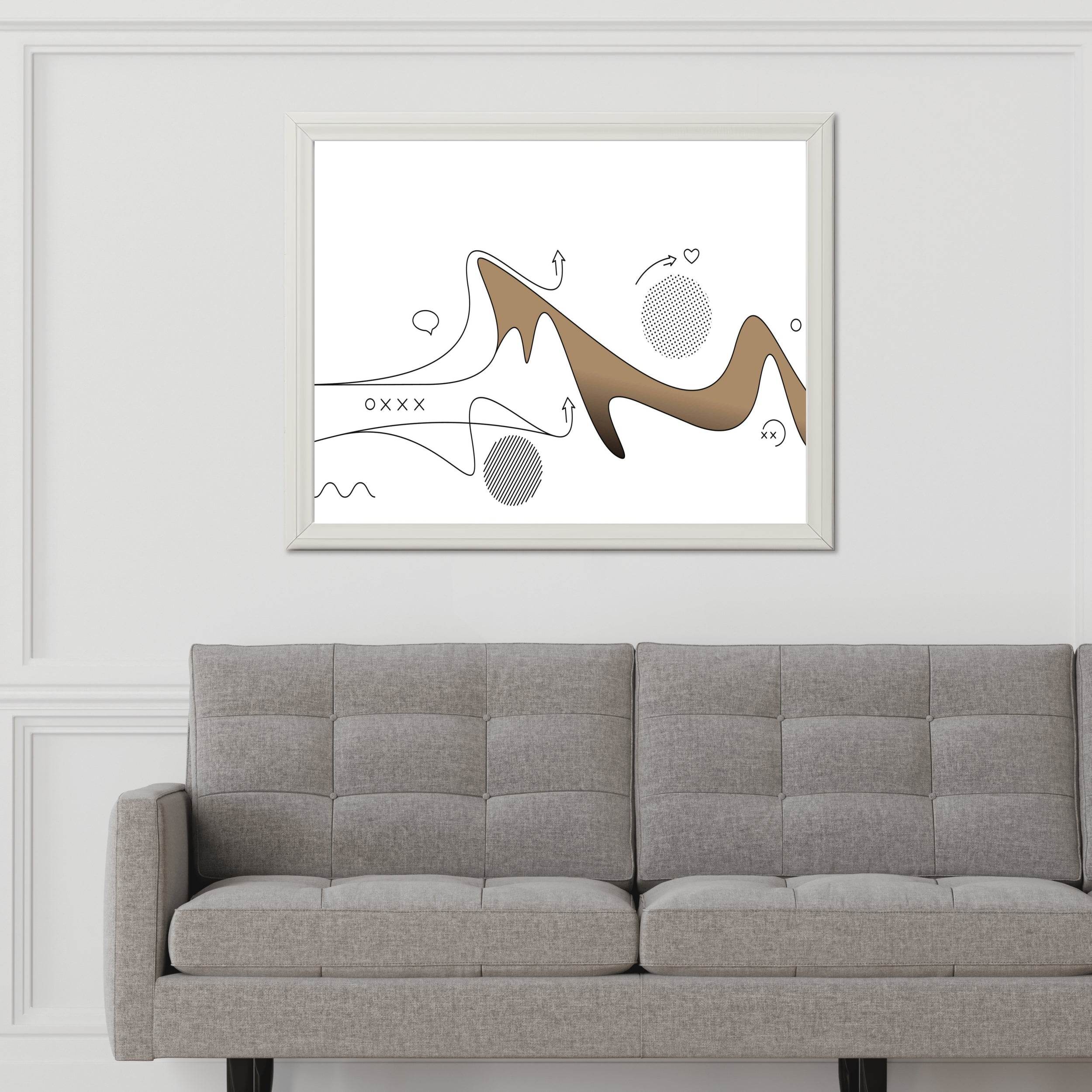 Creative Colored Line Art - beink online art store