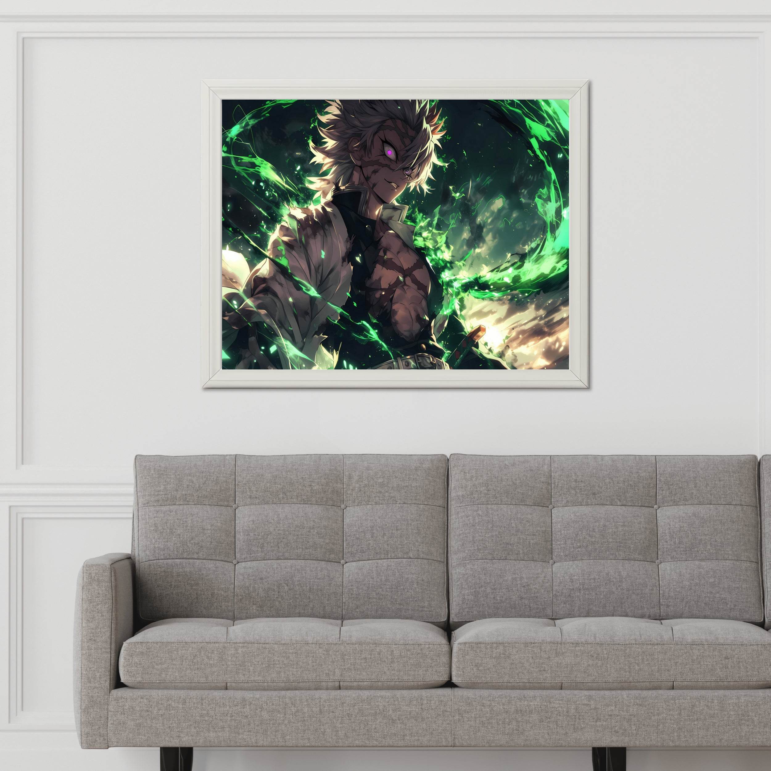 Sanemi Shinazugawa Anime Wall Art - beink online art store