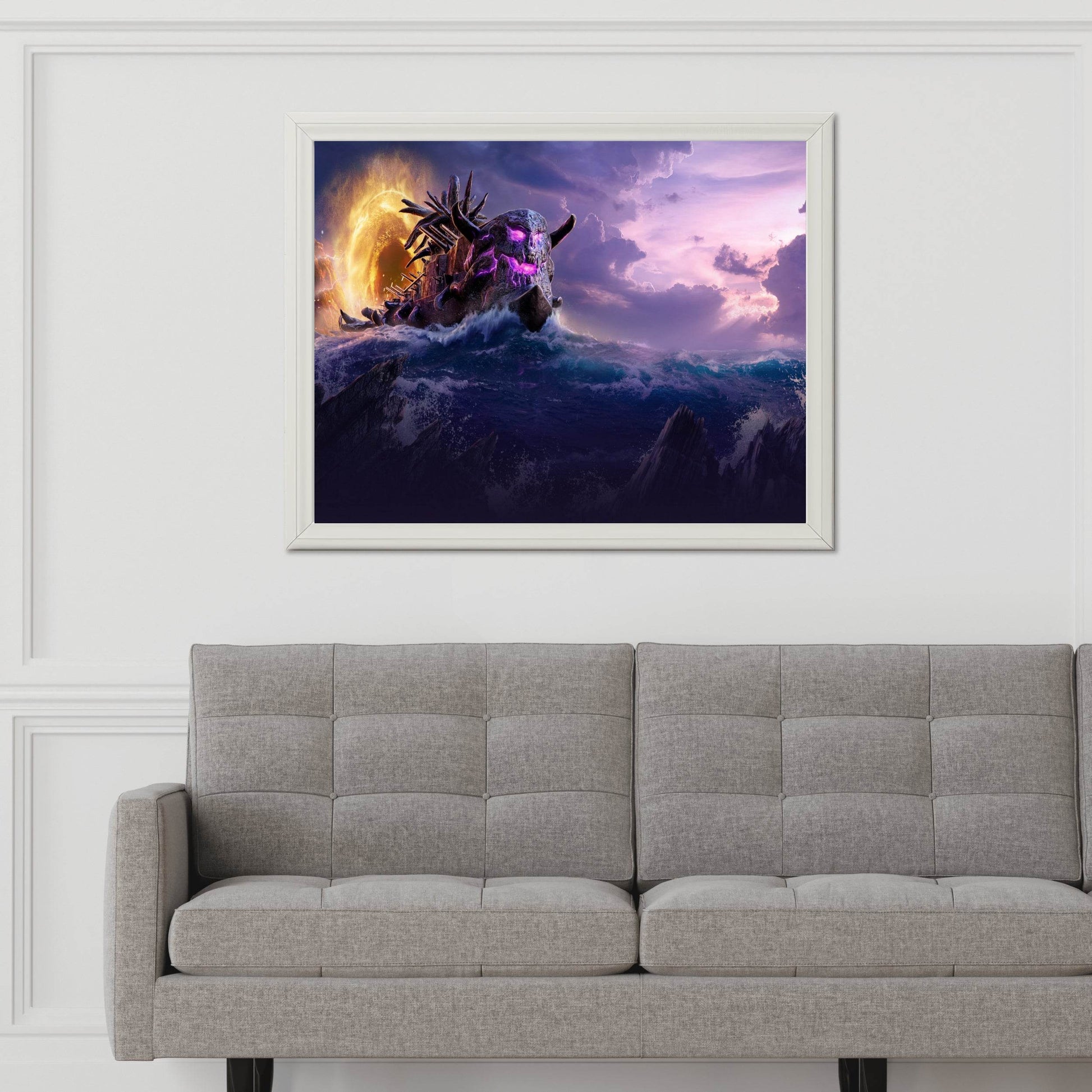 3D ship Legends Gaming Wall Art - beink online art store