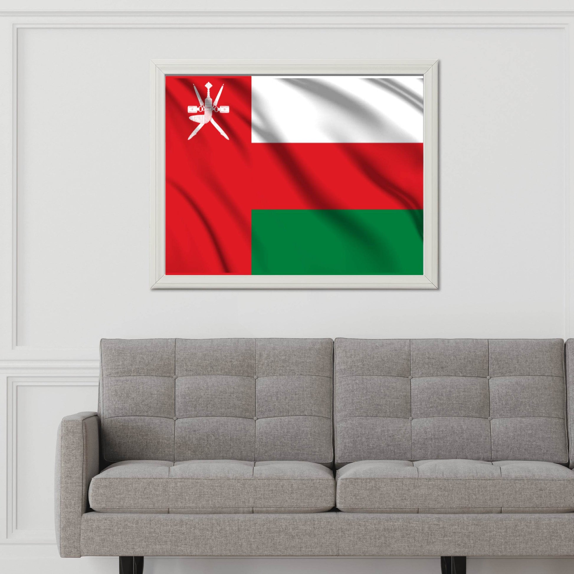 Oman National Flag Wall Art - beink online art store