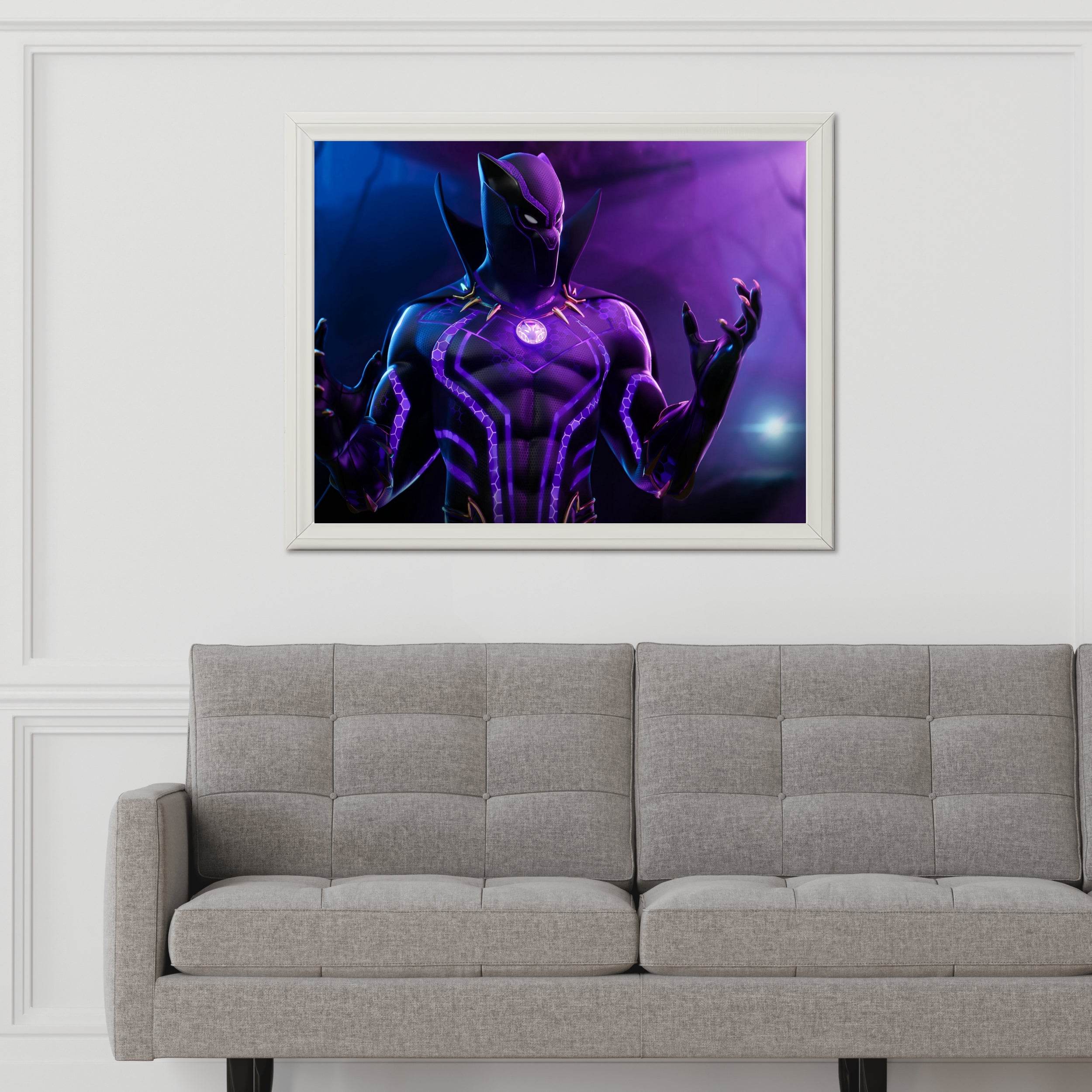 Black Panter Gaming Wall Art - beink online art store