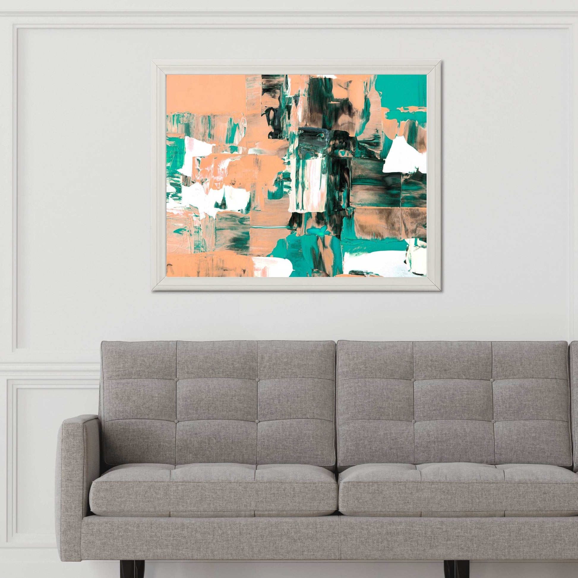 Hand Brush Abstract Wall Art - beink online art store