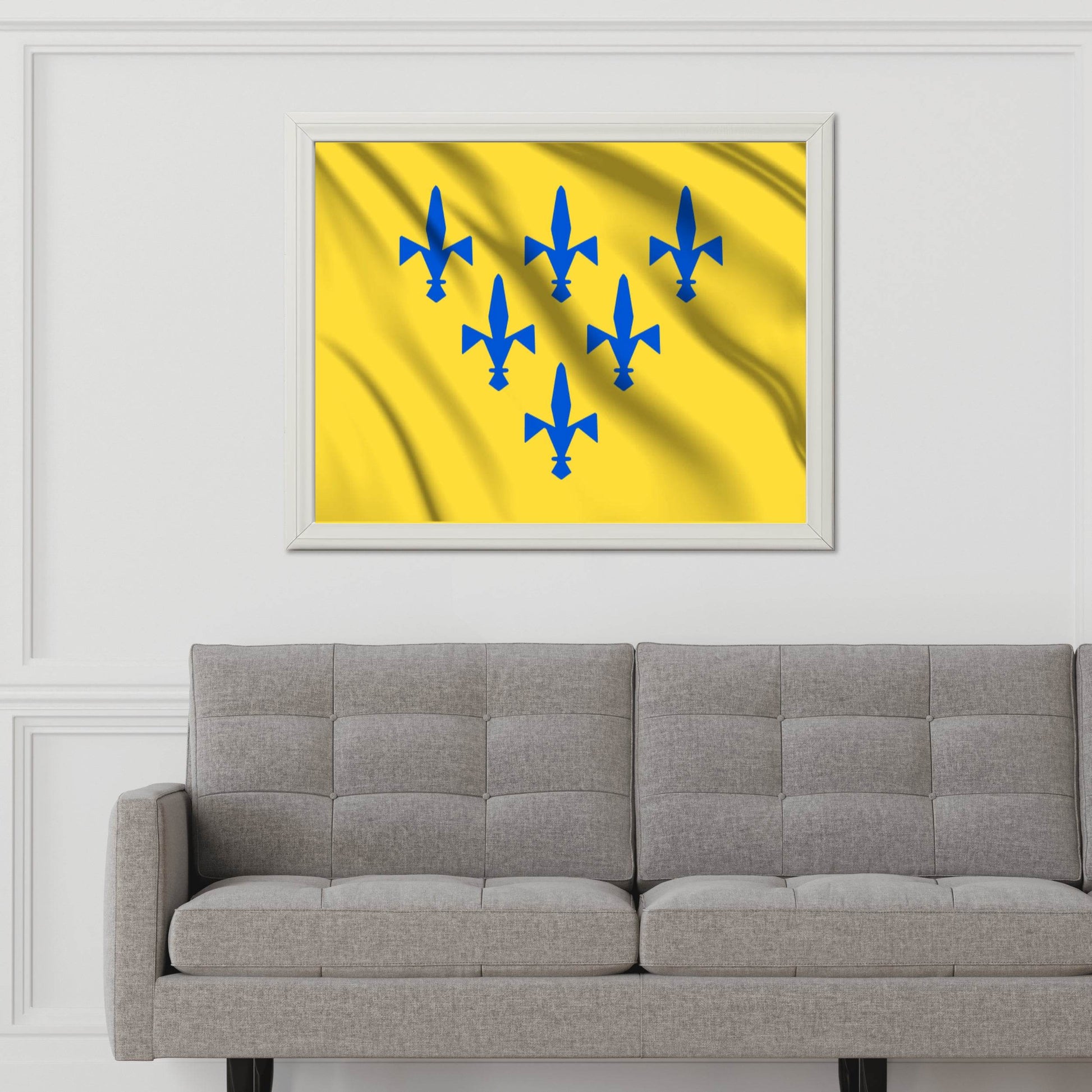 Duchy of Parma National Flag Wall Art - beink online art store