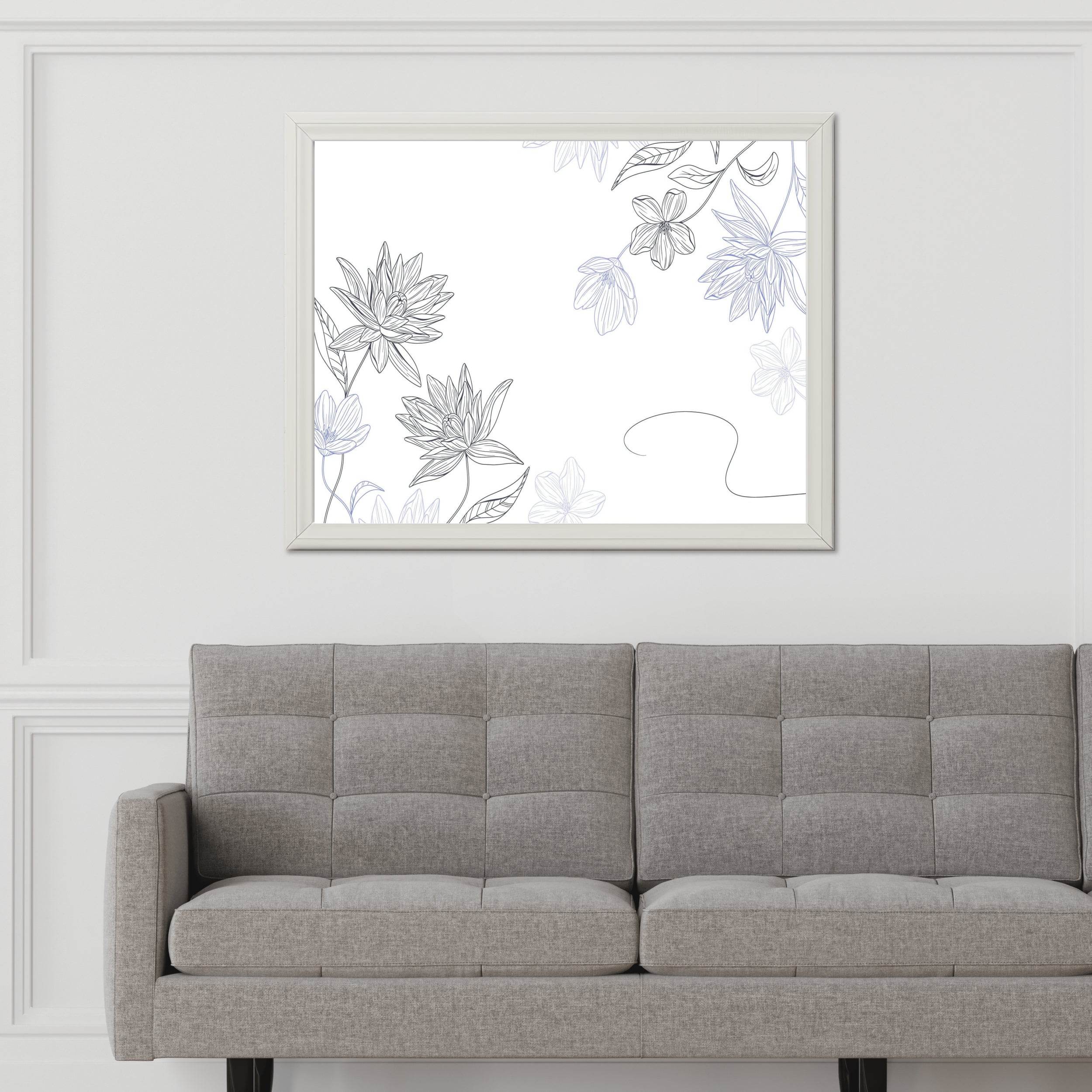 Floral Borders Wall Art - beink online art store