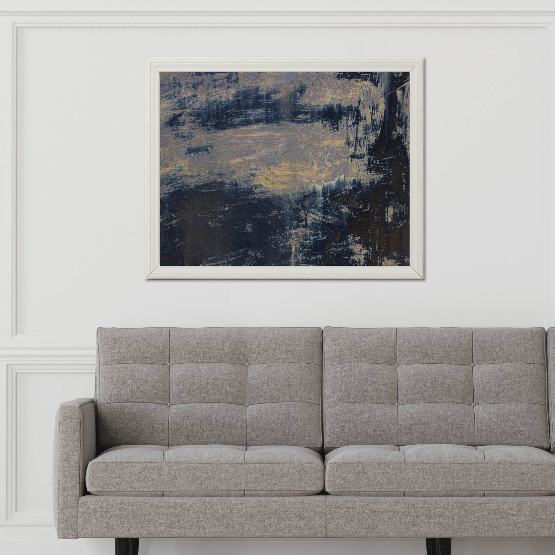After Sunset on Brush Strokes Abstract Wall Art - beink online art store
