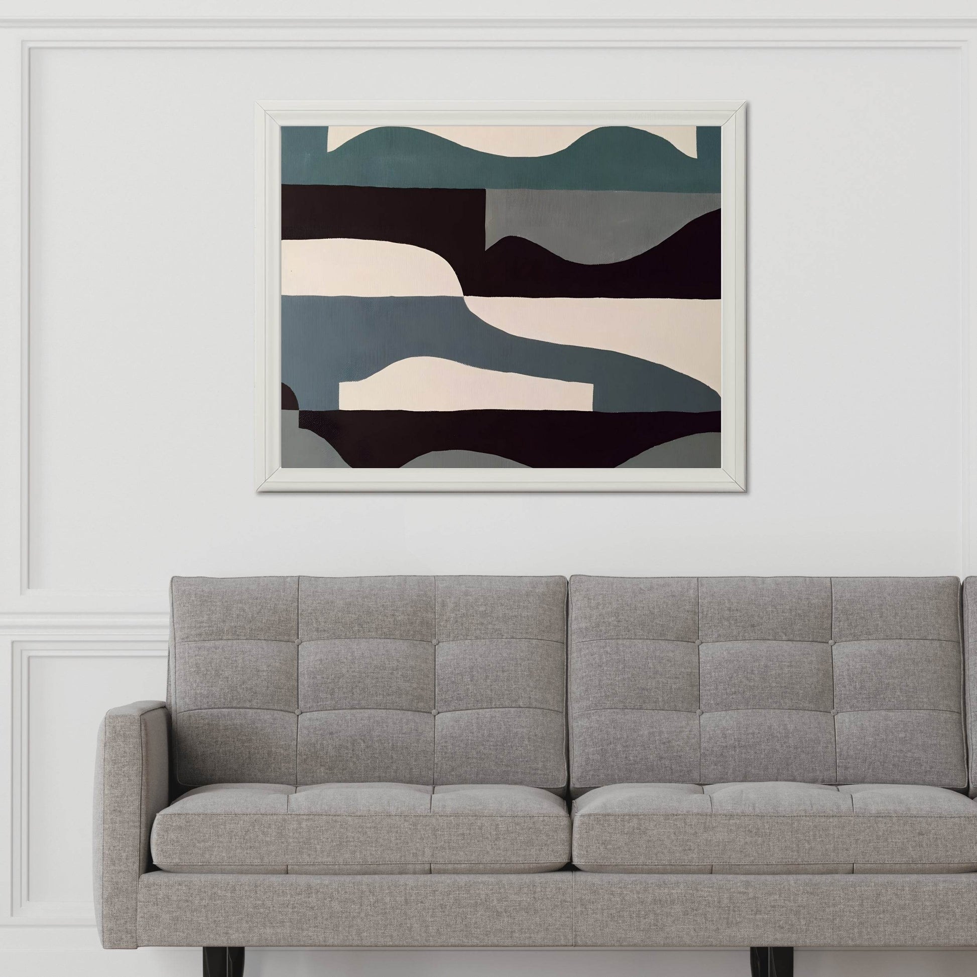 Geometric Tide Modern Wall Art - beink online art store