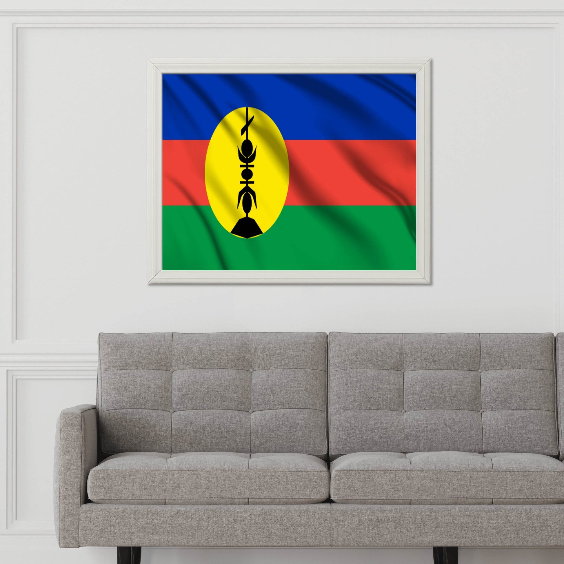 New Caledonia National Flag Wall Art - beink online art store