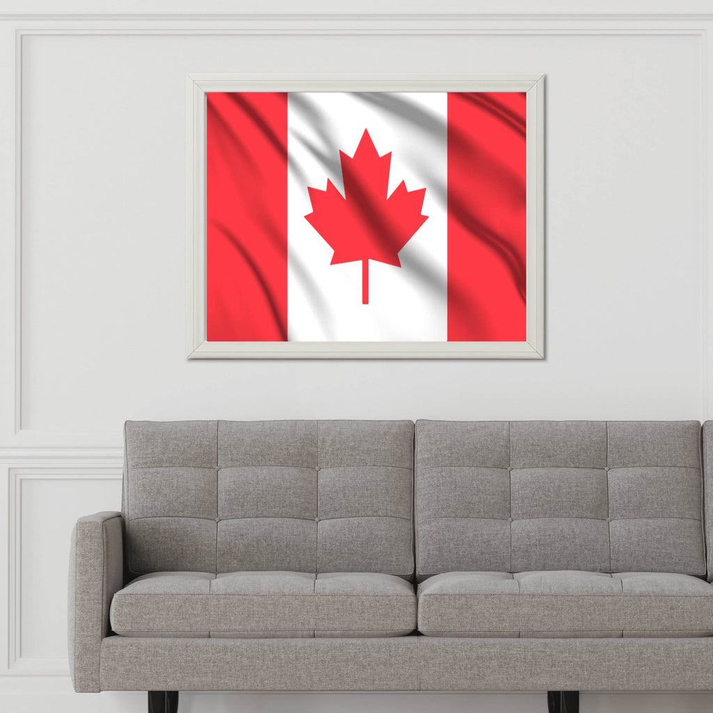 Canada National Flag Wall Art - beink online art store