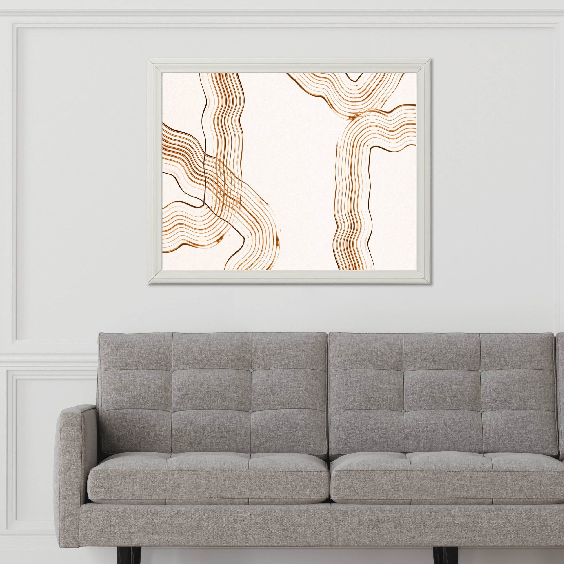 Handdrawn Irregular Shape Abstract Wall Art - beink online art store