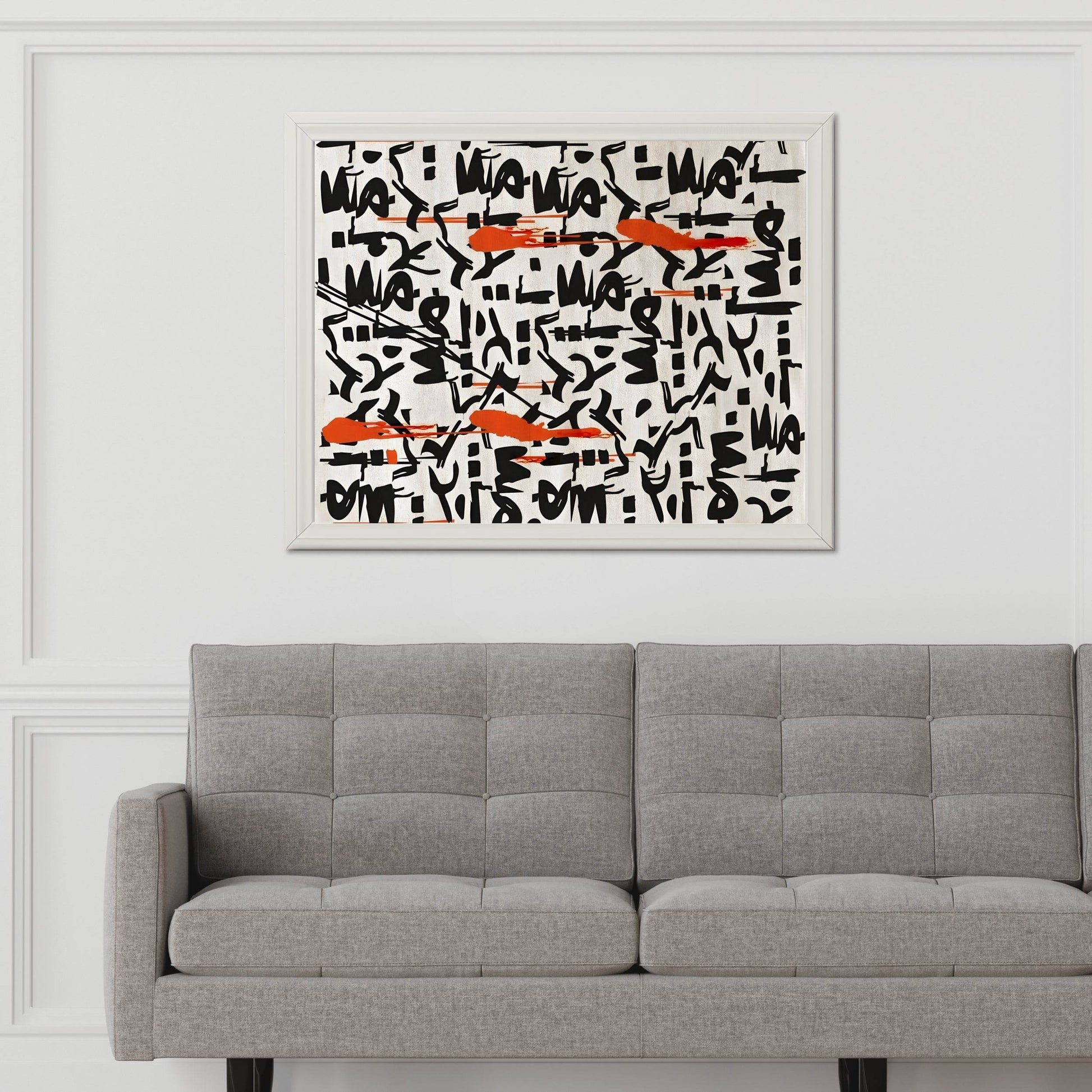 Handwritten Chinese Calligraphy Modern Wall Art - beink online art store