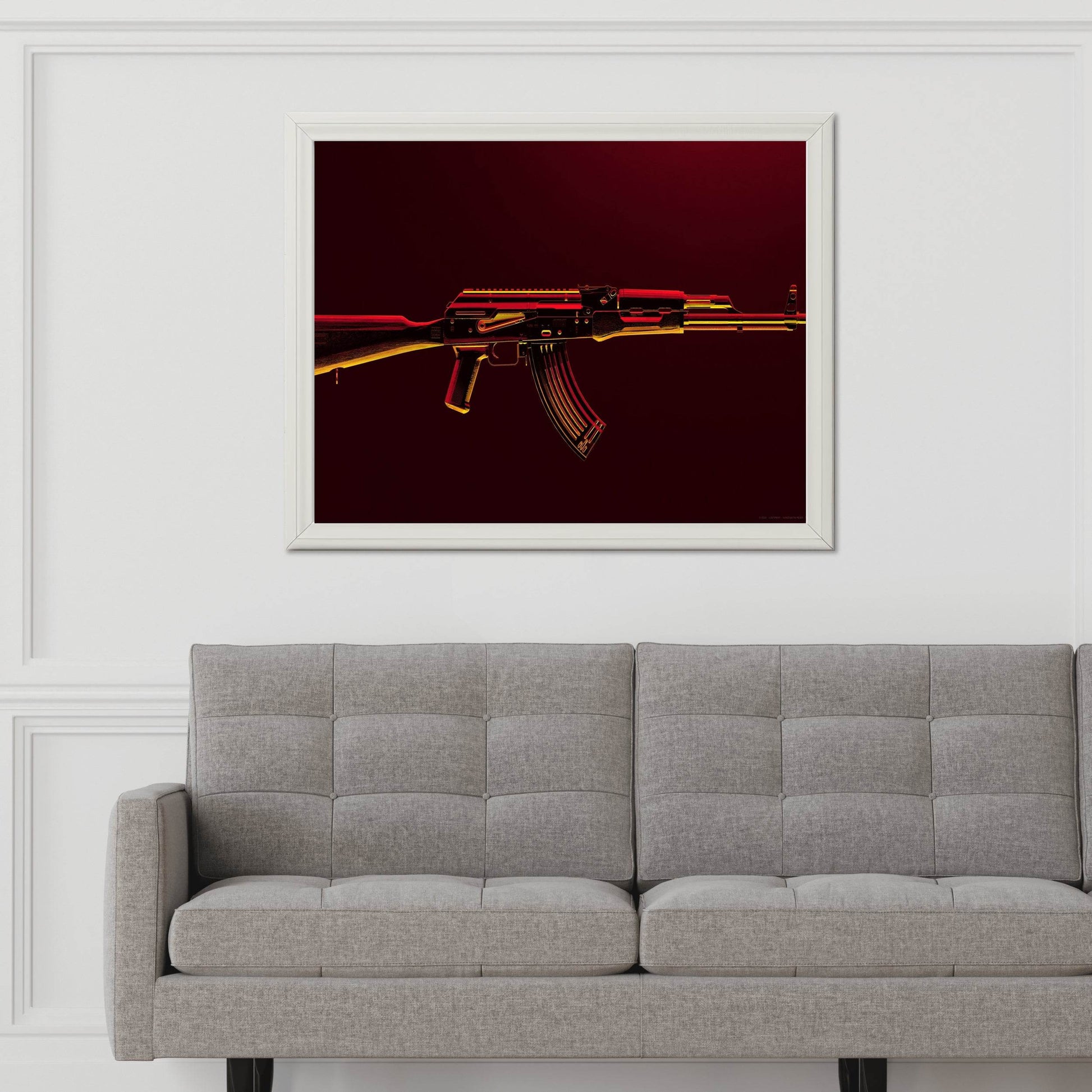 PUBG AK47 Gaming Wall Art - beink online art store