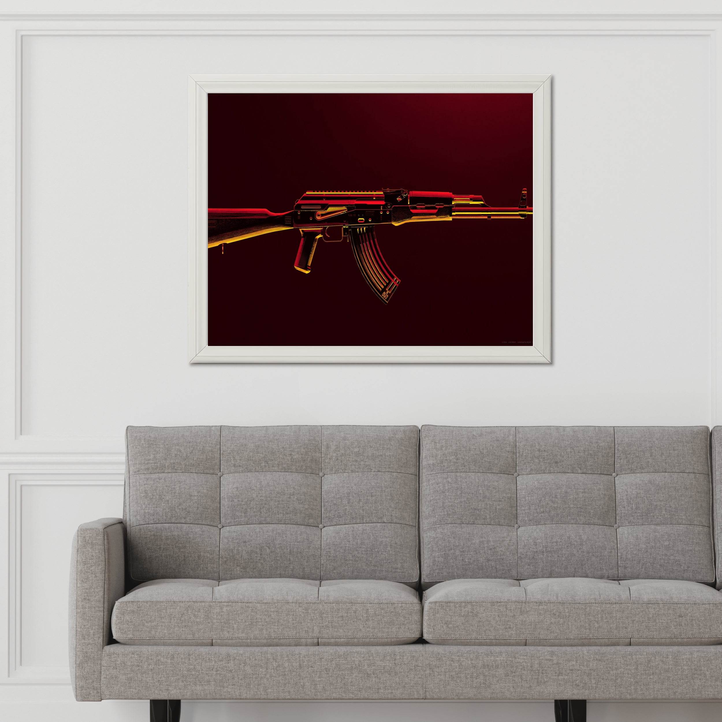 PUBG AK47 Gaming Wall Art - beink online art store
