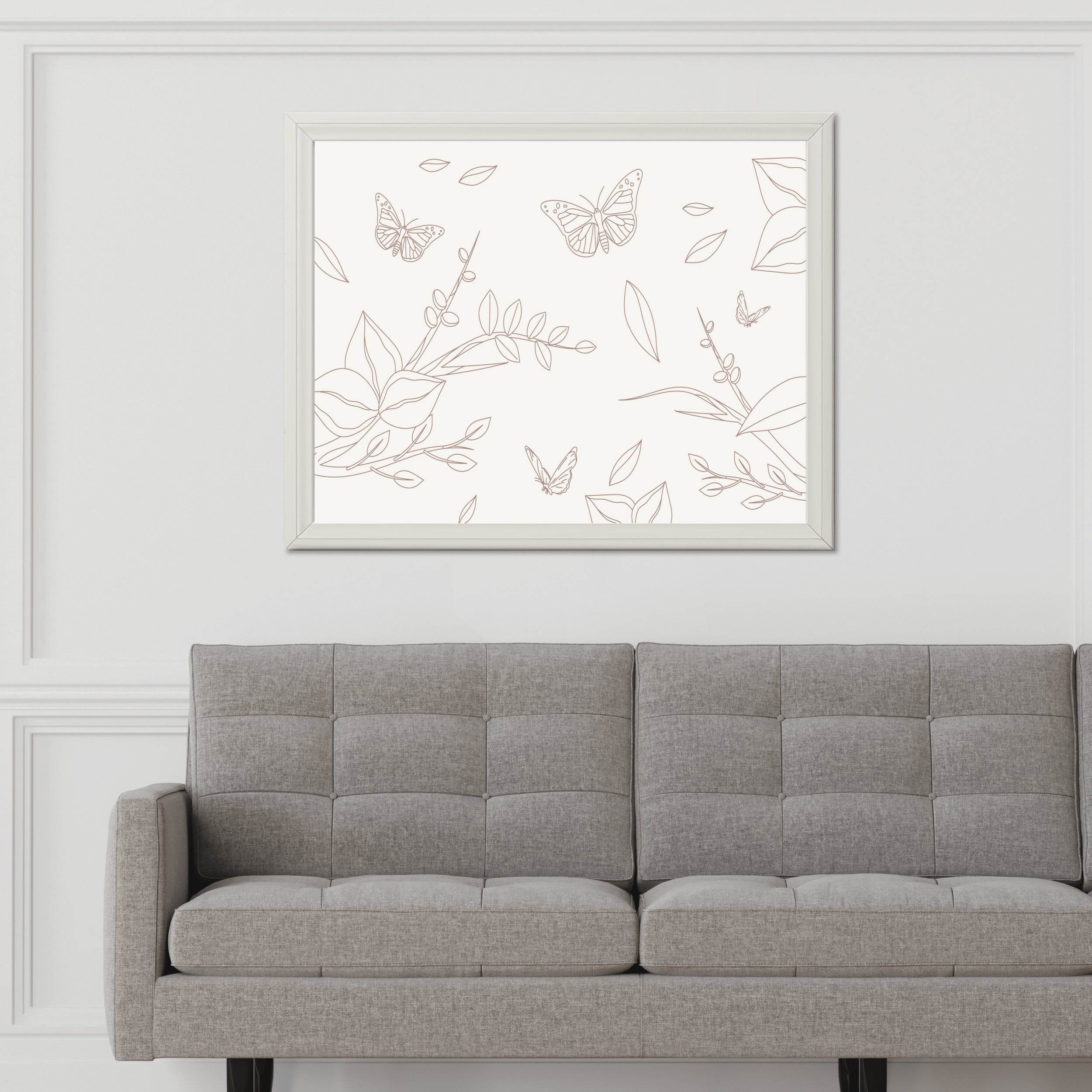 Miniature Landscape of Nature Line Art - beink online art store