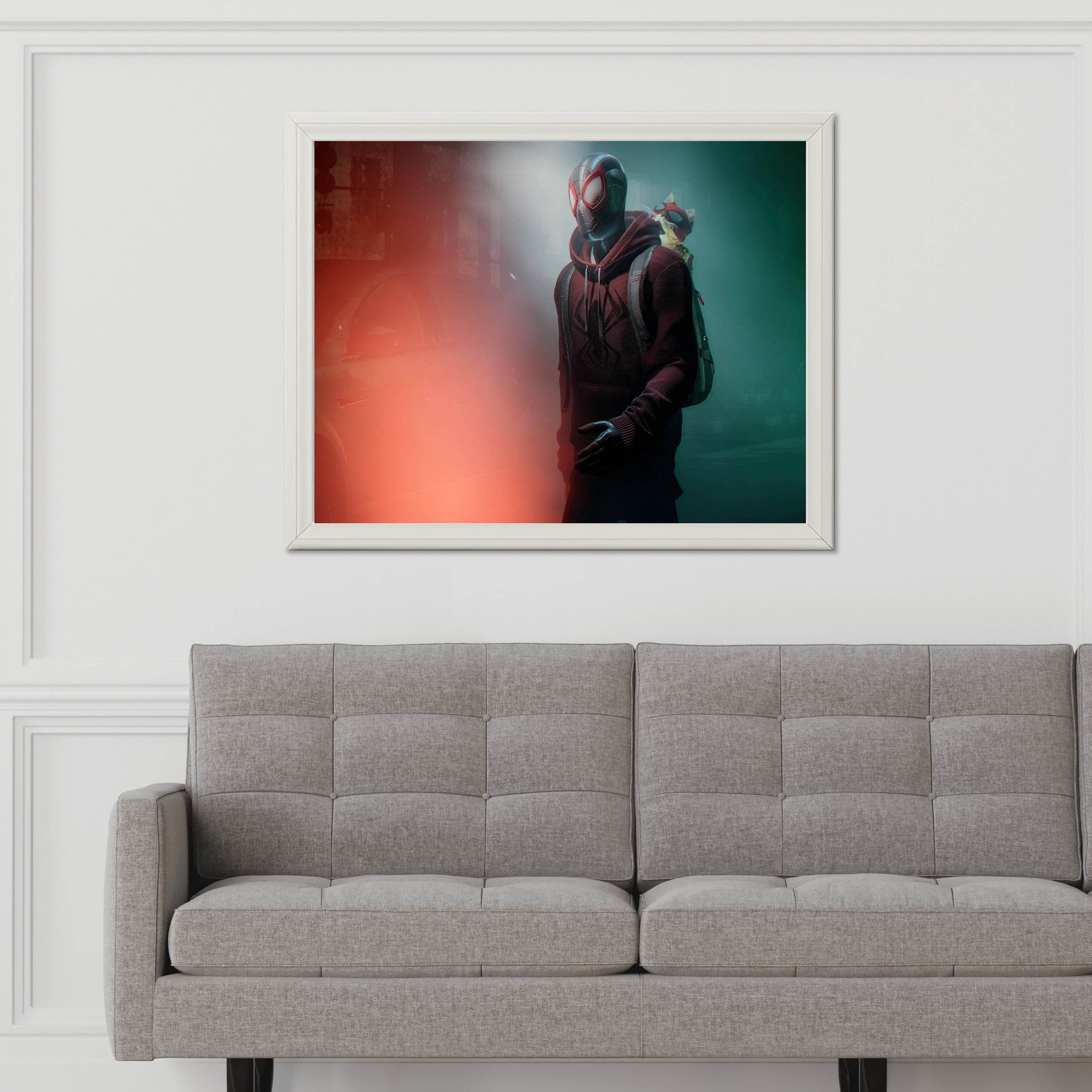 Spider Man Miles Morales Gaming Wall Art - beink online art store