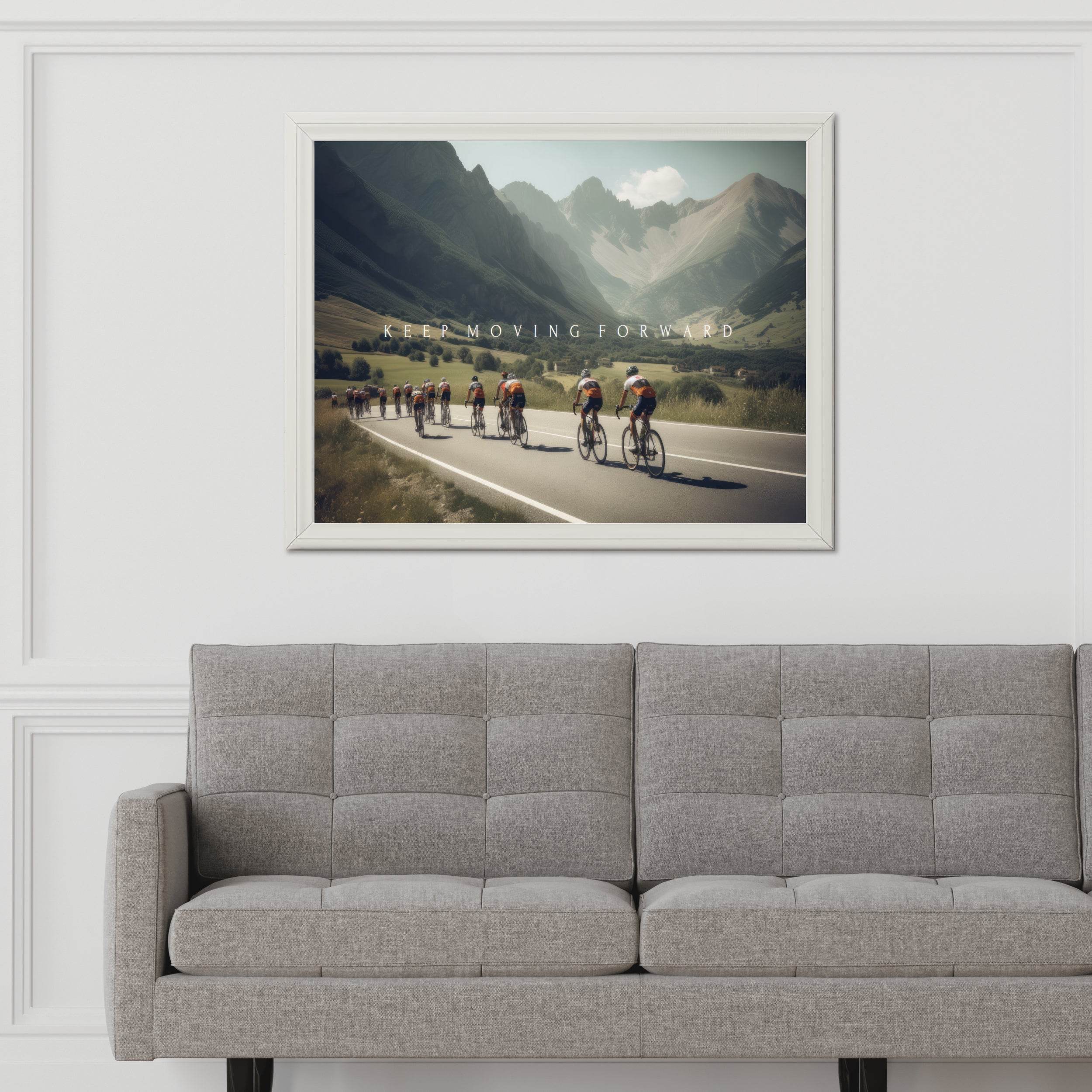Cyclists in Motion Wall Art - beink online art store