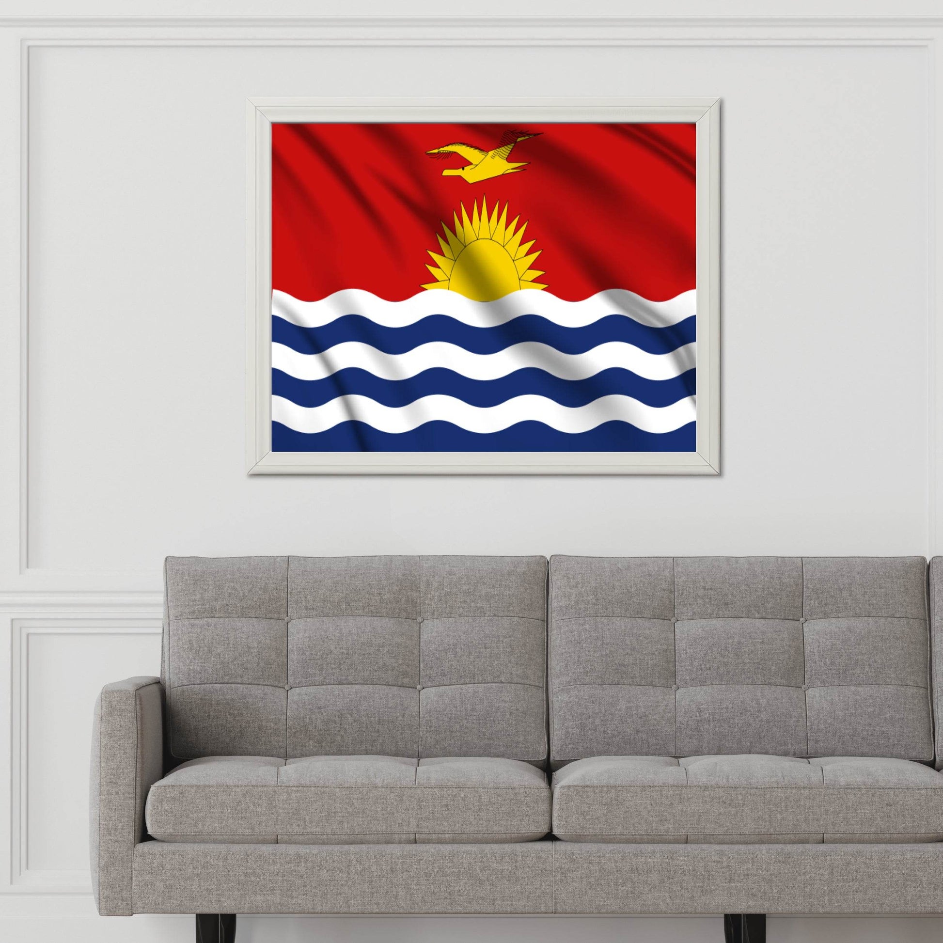 Kiribati National Flag Wall Art - beink online art store