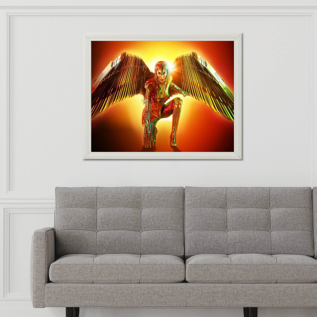 Wonder Woman 1984 with Golden Wings Wall Art - beink online art store
