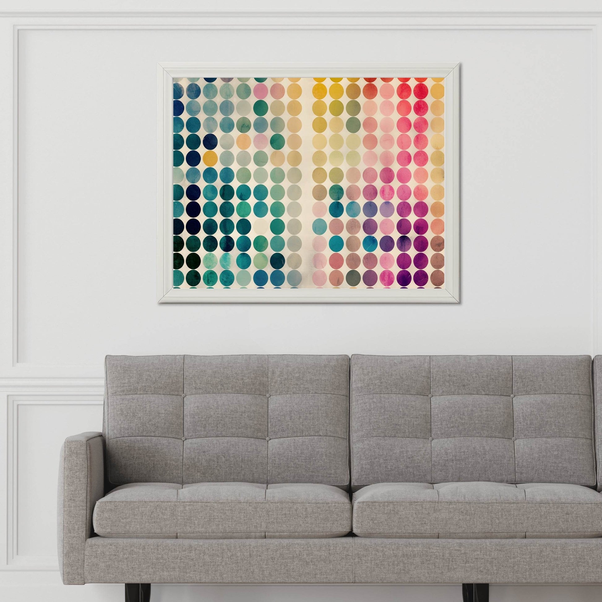 Abstract Painting of Circles With Different Colors - beink online art store