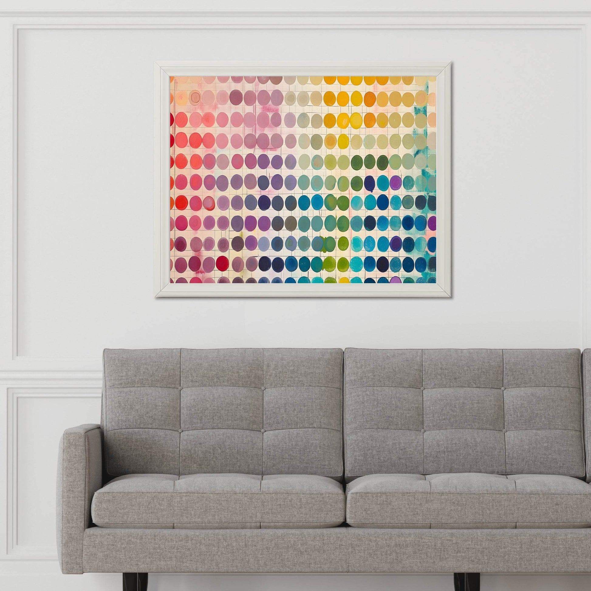 Abstract Series of Colorful Circles - beink online art store