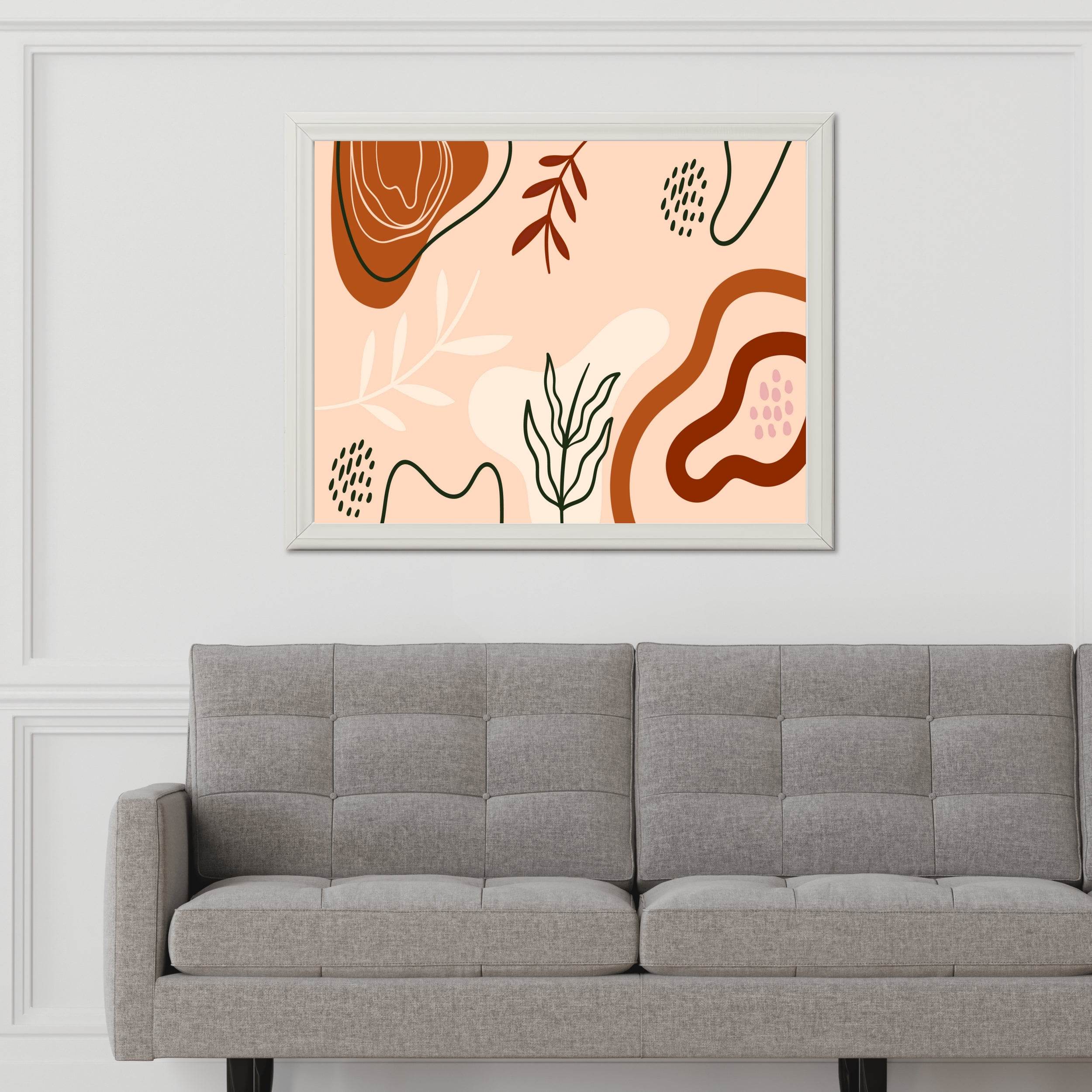 Coniferous Leaves Wall Art - beink online art store