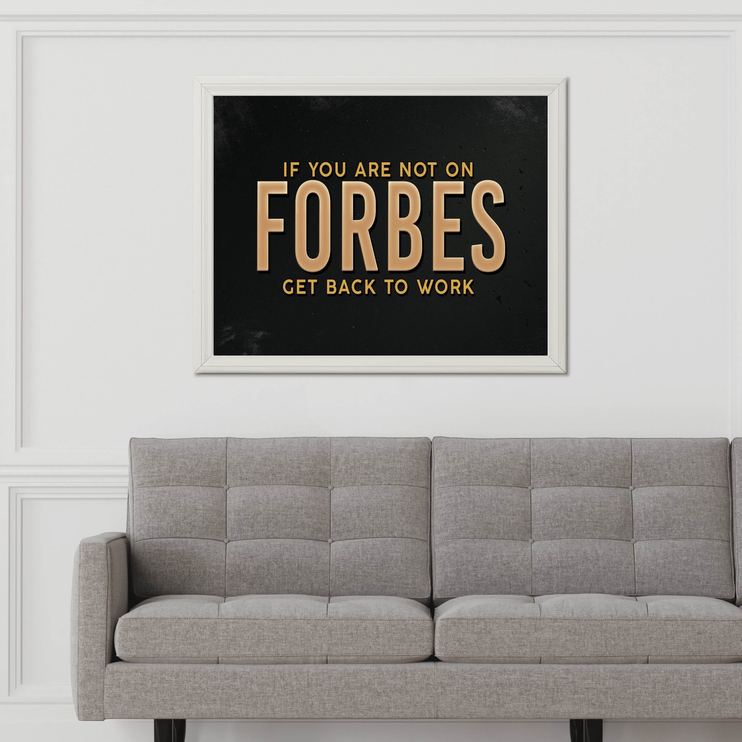 The Forbes Pursuit Motivational Wall Art - beink online art store