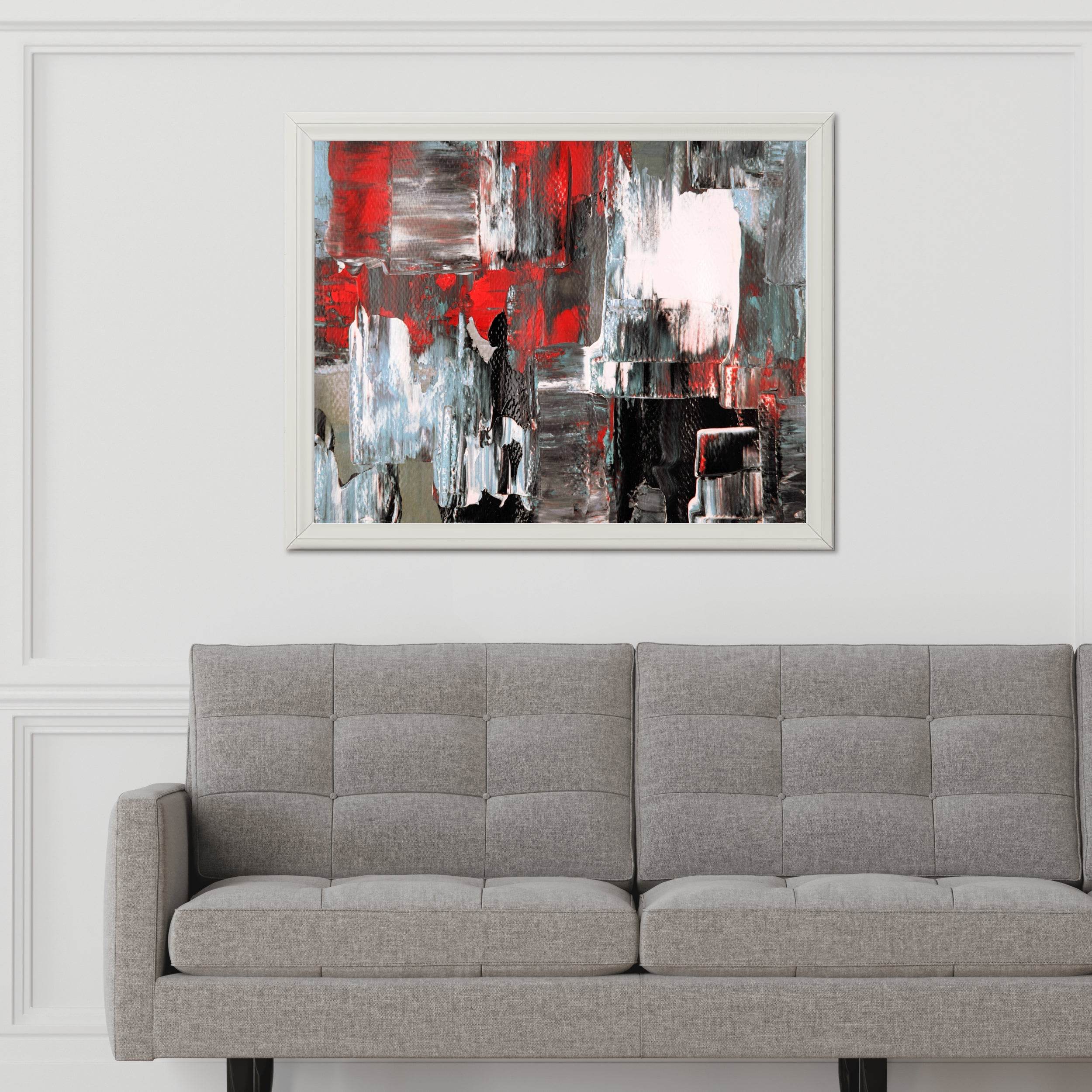 Grunge Background Oil Painting Abstract Wall Art - beink online art store