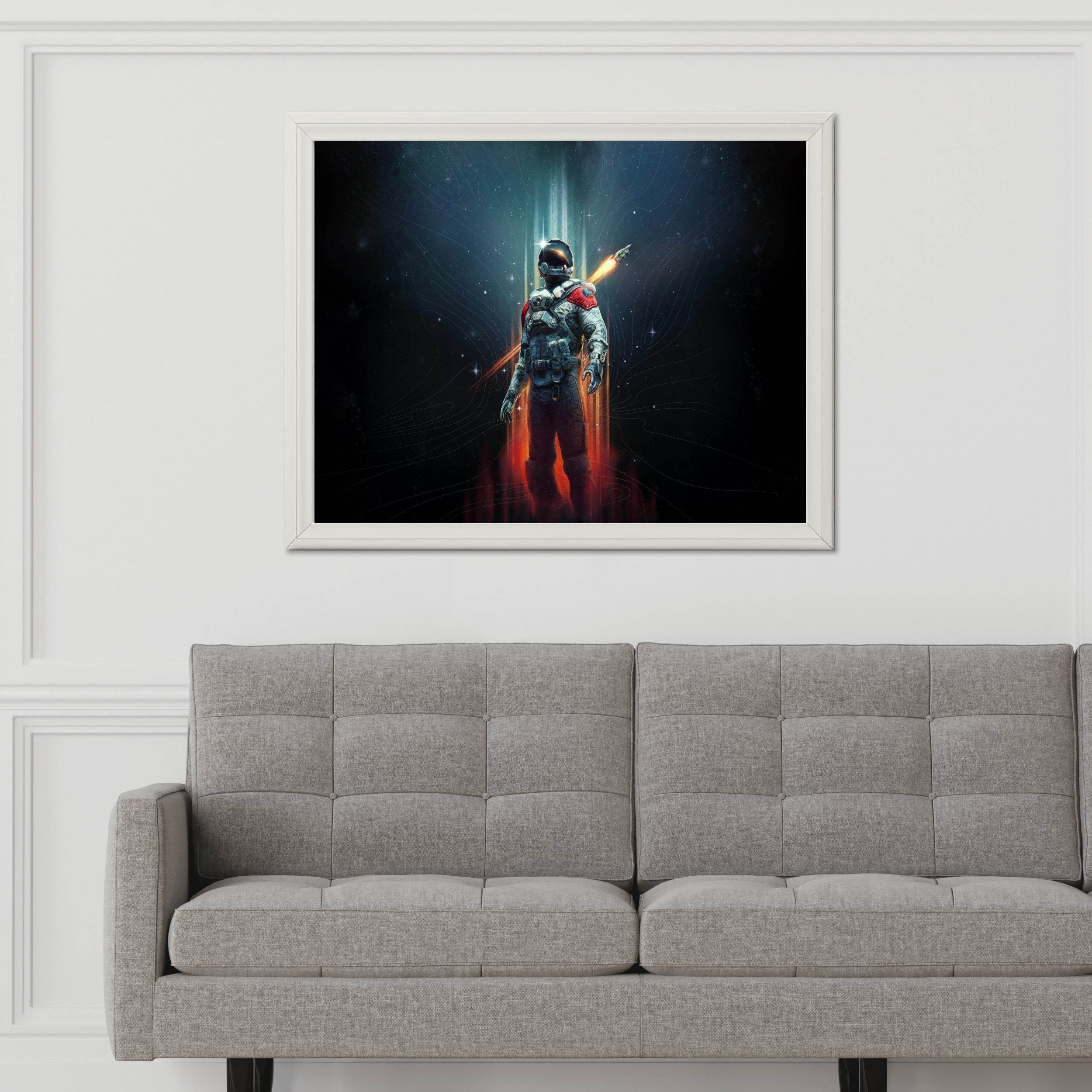 Starfield Shattered Space Gaming Wall Art - beink online art store