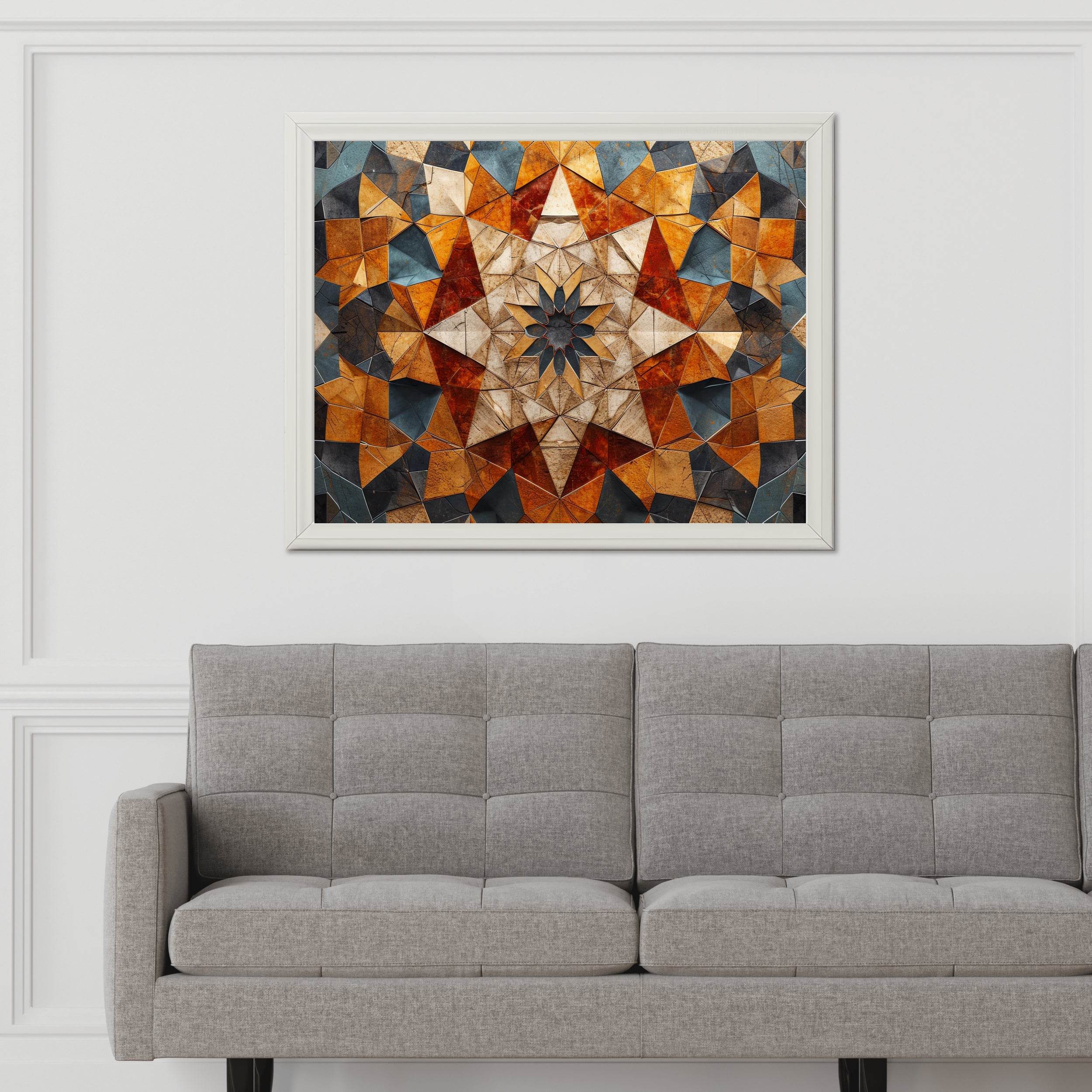 Geomatric Background Abstract Wall Art - beink online art store