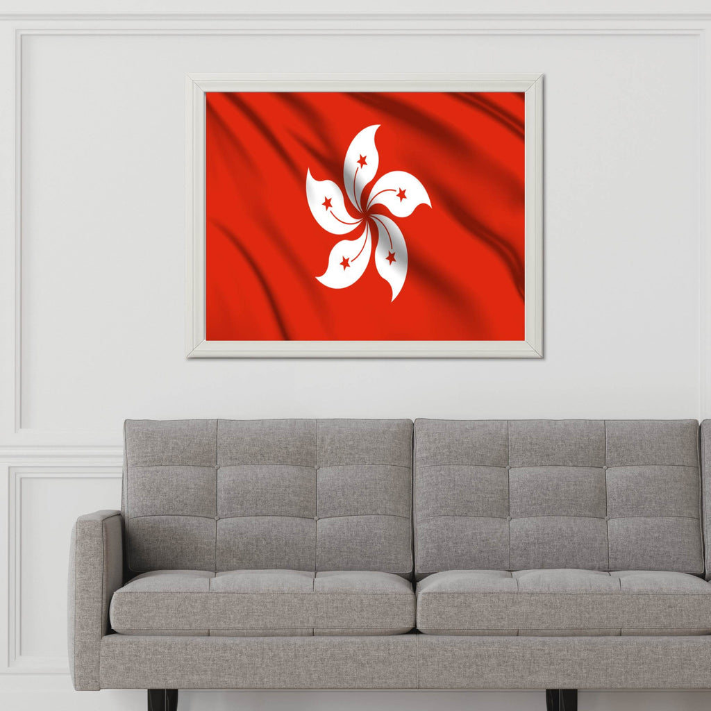 Hong Kong National Flag Wall Art - beink online art store