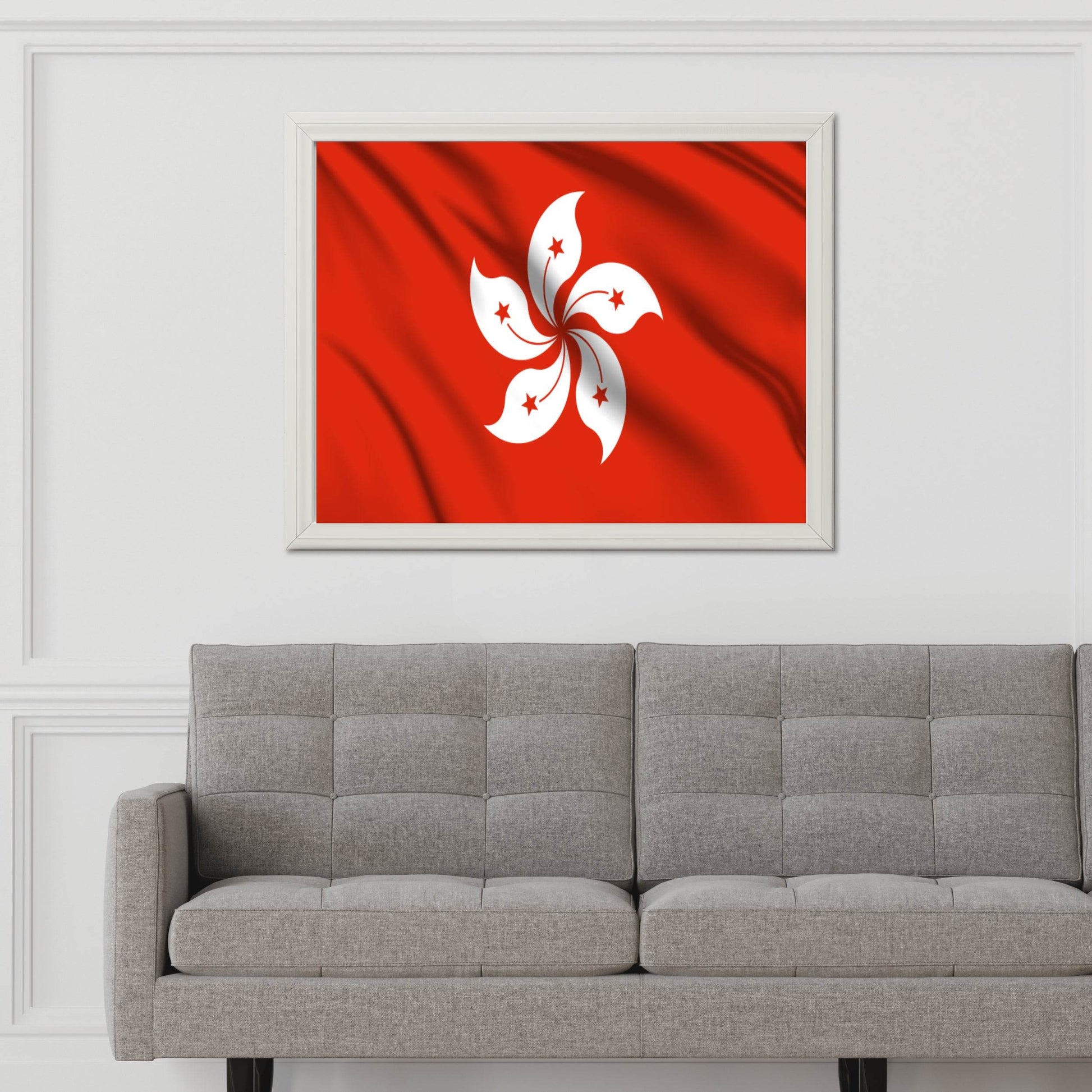 Hong Kong National Flag Wall Art - beink online art store